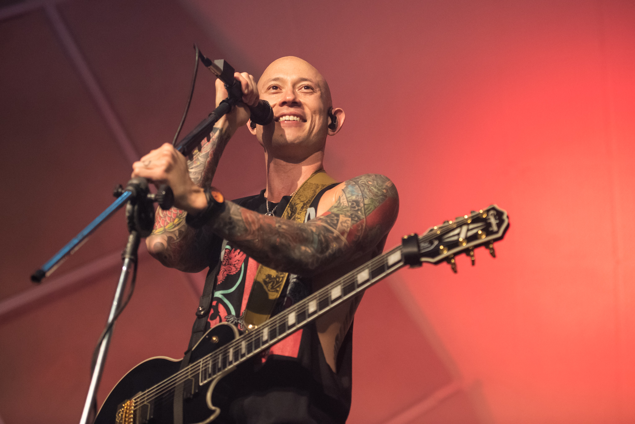 Trivium no Cine Joia, em São Paulo. Crédito: Leca Suzuki