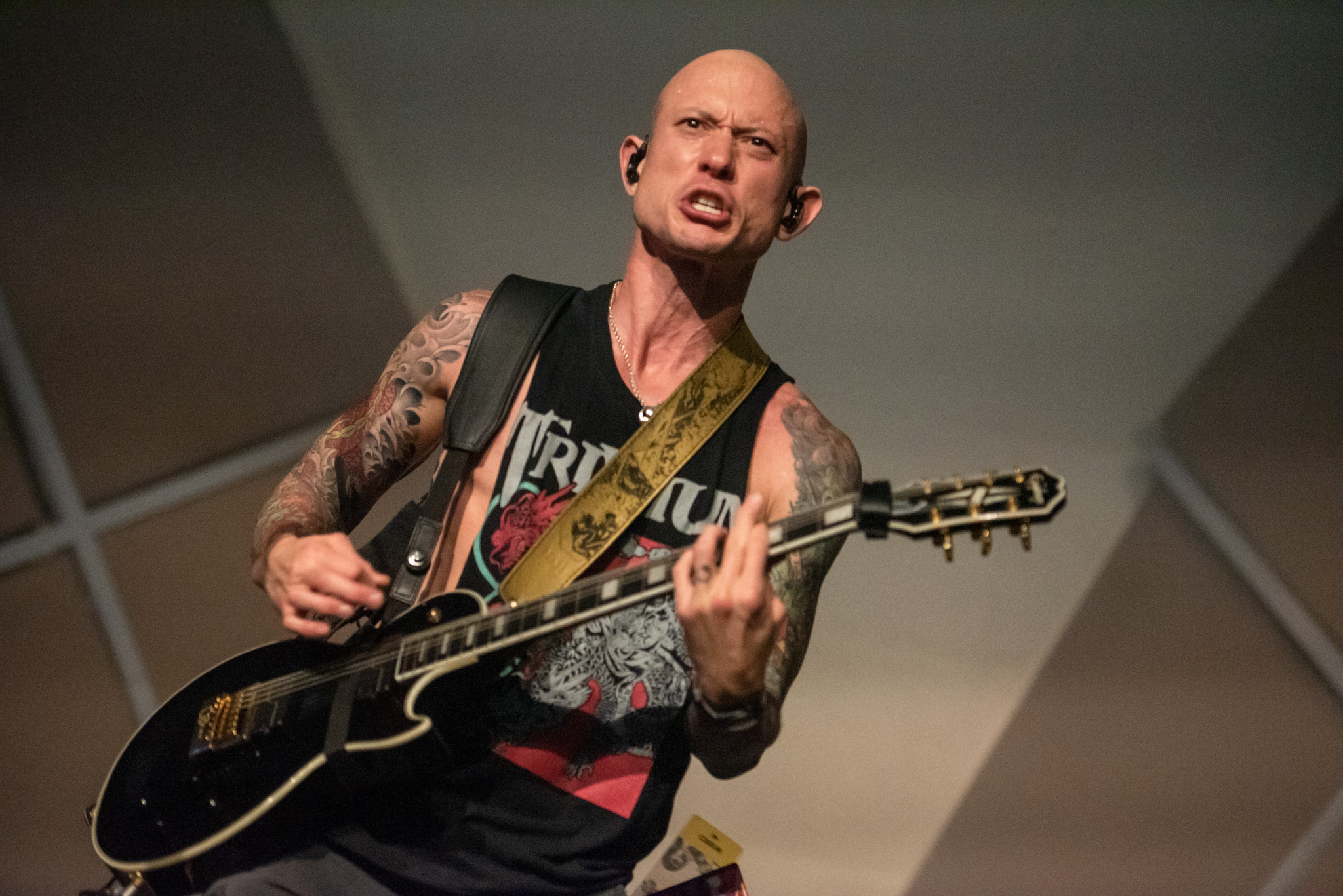 Trivium no Cine Joia, em São Paulo. Crédito: Leca Suzuki