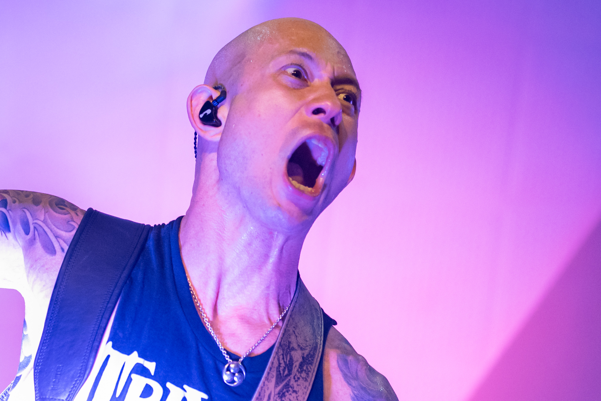 Trivium no Cine Joia, em São Paulo. Crédito: Leca Suzuki