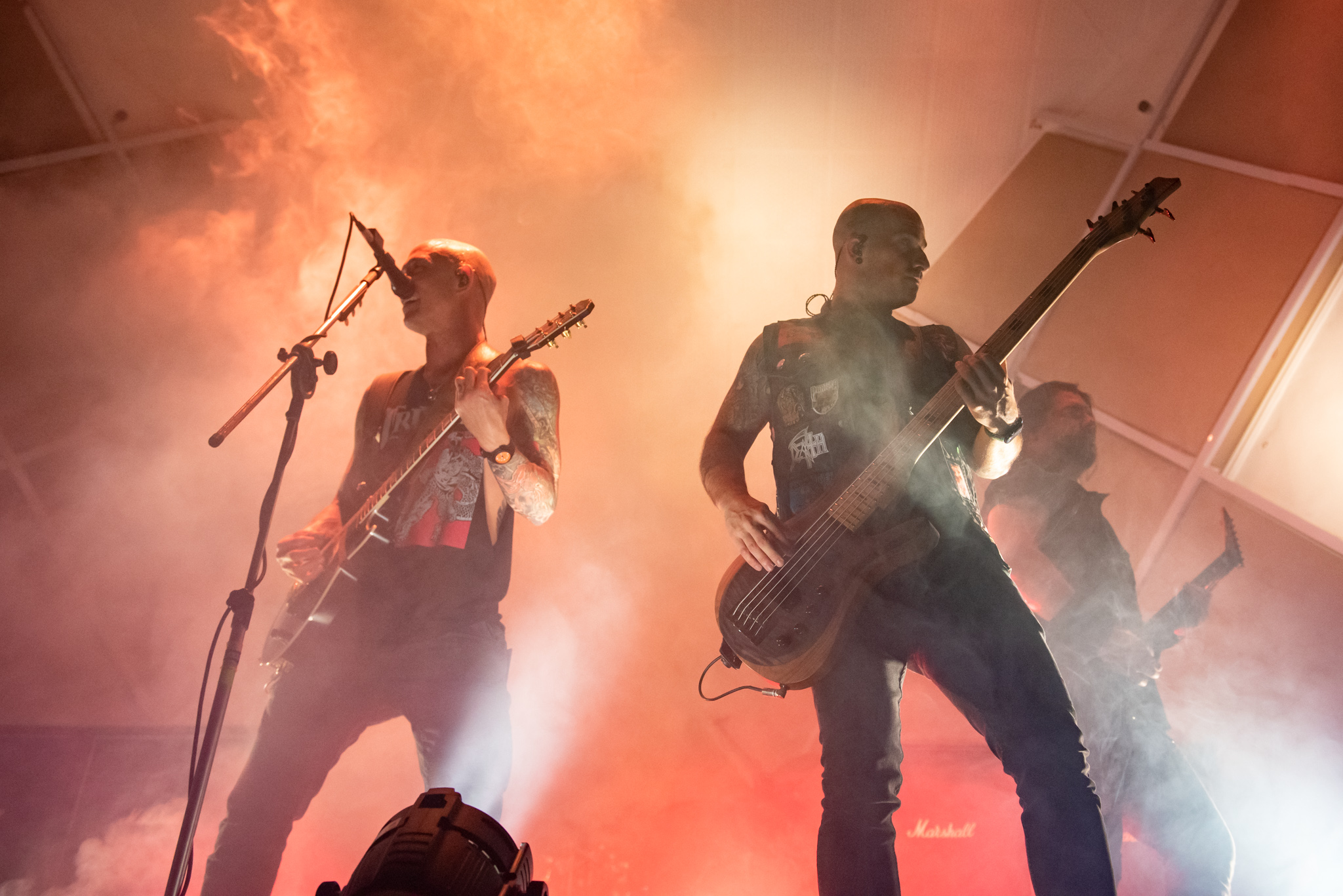 Trivium no Cine Joia, em São Paulo. Crédito: Leca Suzuki