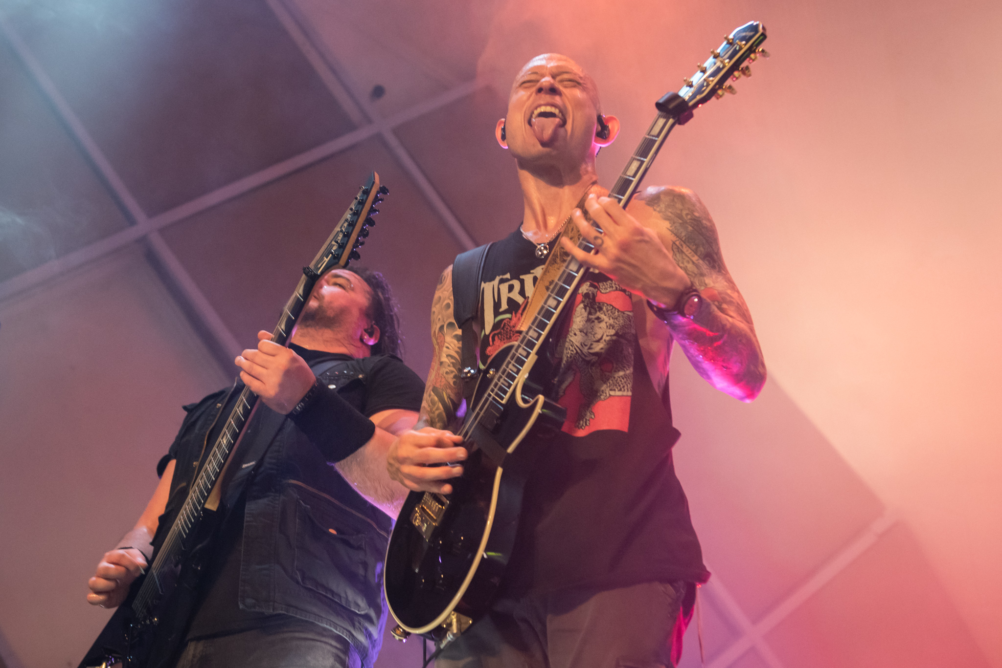 Trivium no Cine Joia, em São Paulo. Crédito: Leca Suzuki