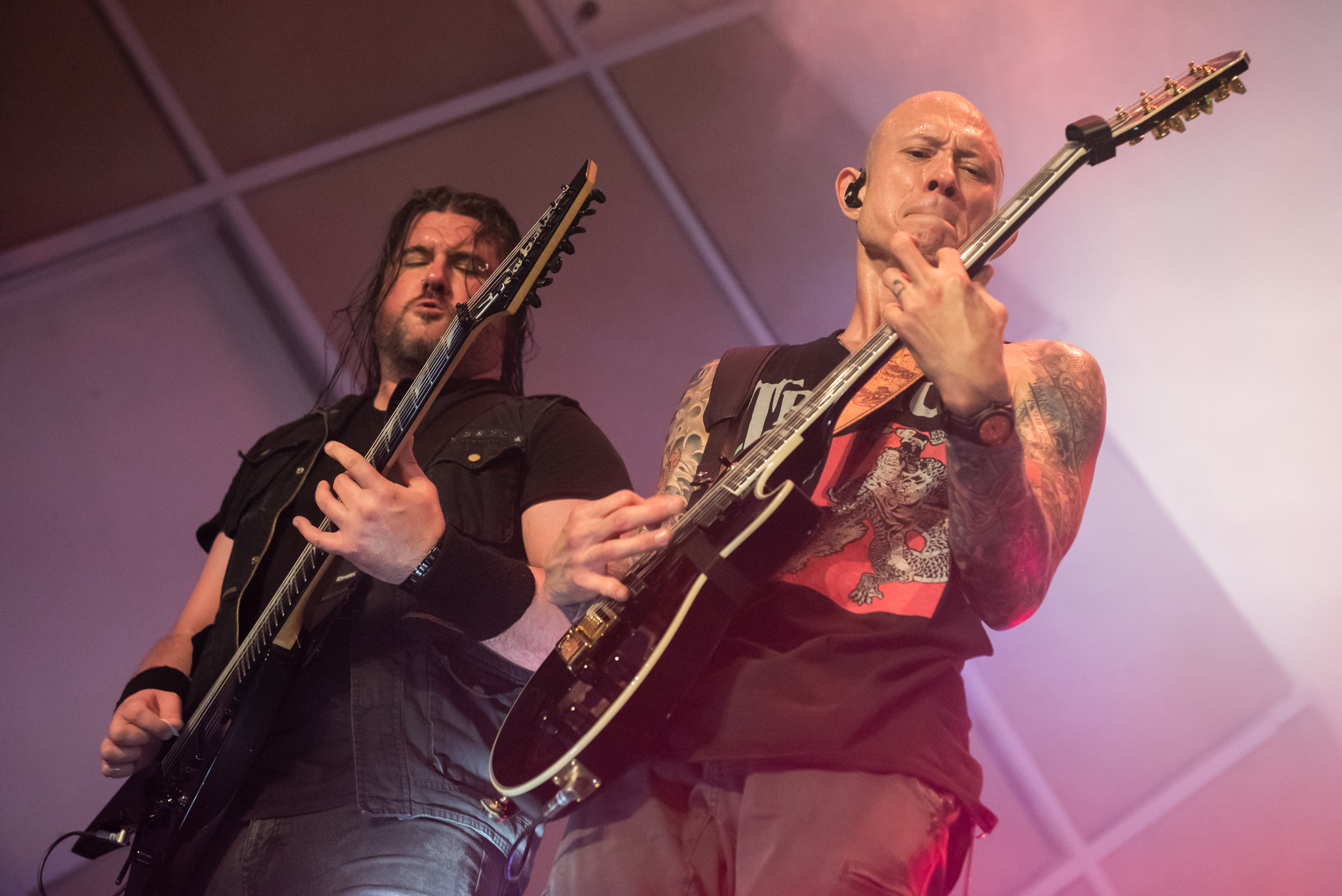 Trivium no Cine Joia, em São Paulo. Crédito: Leca Suzuki