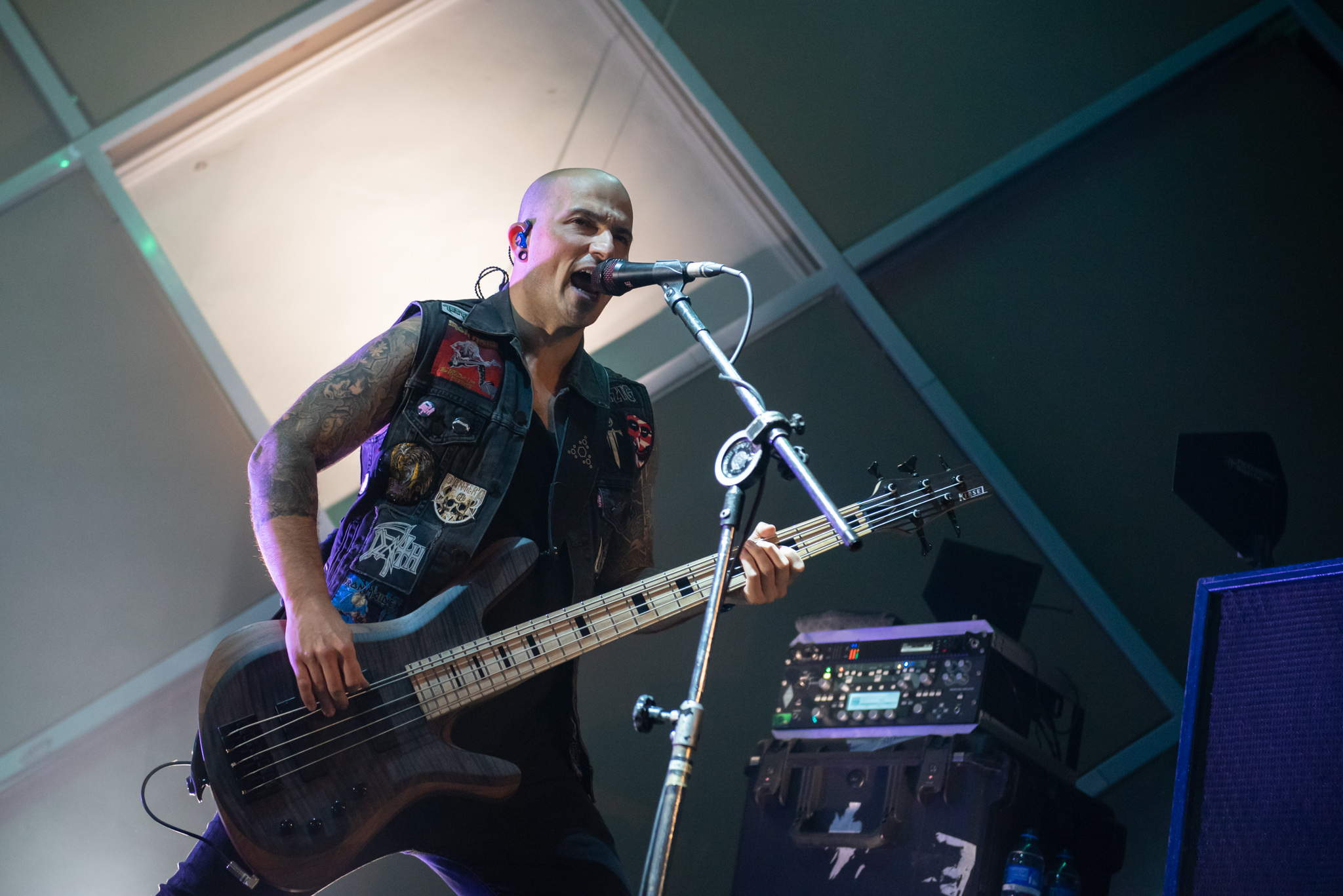 Trivium no Cine Joia, em São Paulo. Crédito: Leca Suzuki