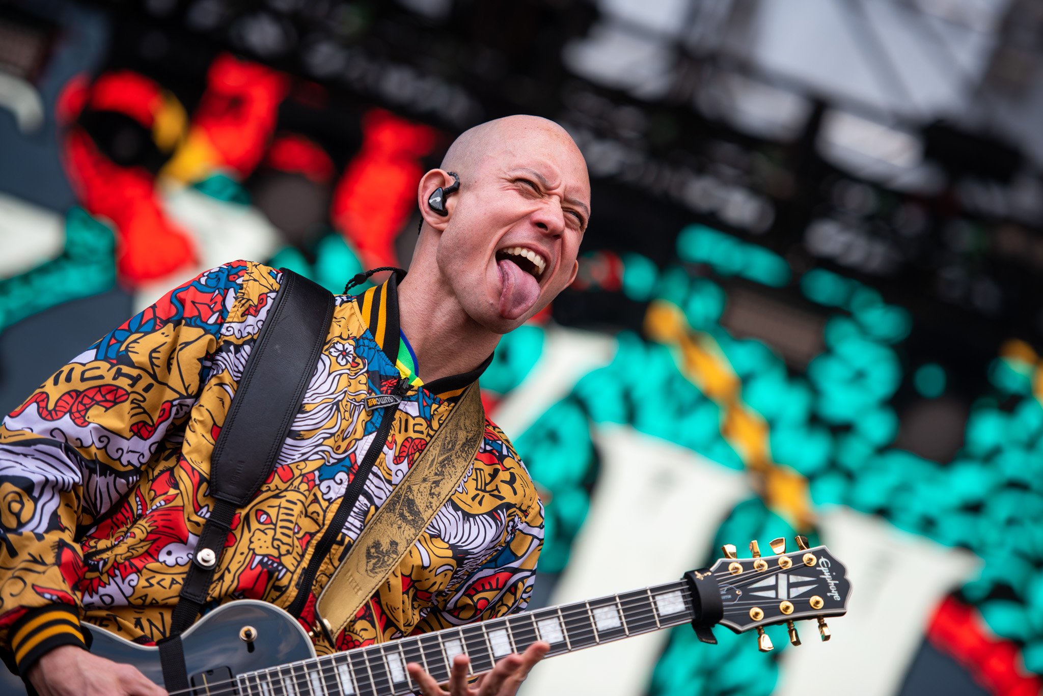 Trivium no Knotfest Brasil. Créditos: Leca Suzuki