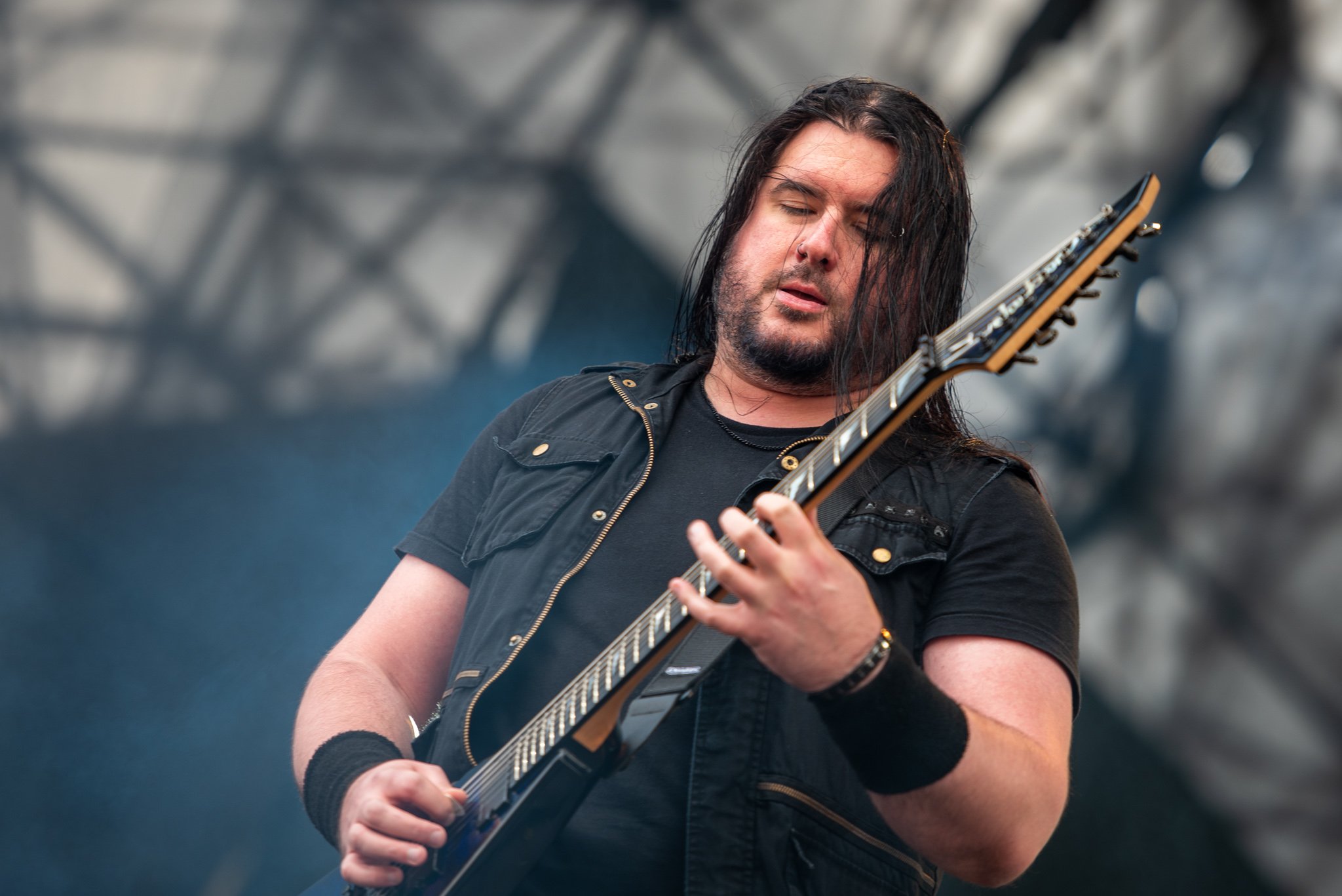 Trivium no Knotfest Brasil. Créditos: Leca Suzuki