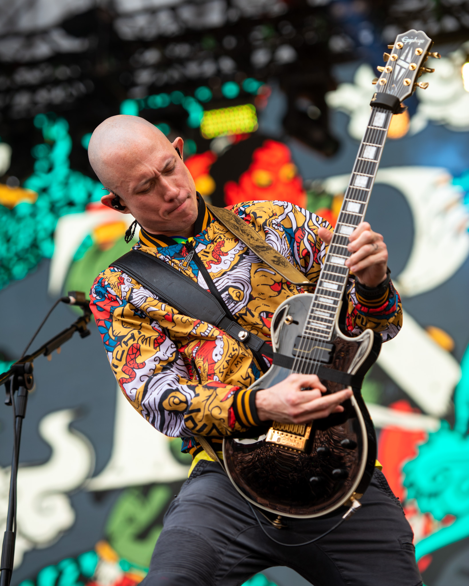 Trivium no Knotfest Brasil. Créditos: Leca Suzuki