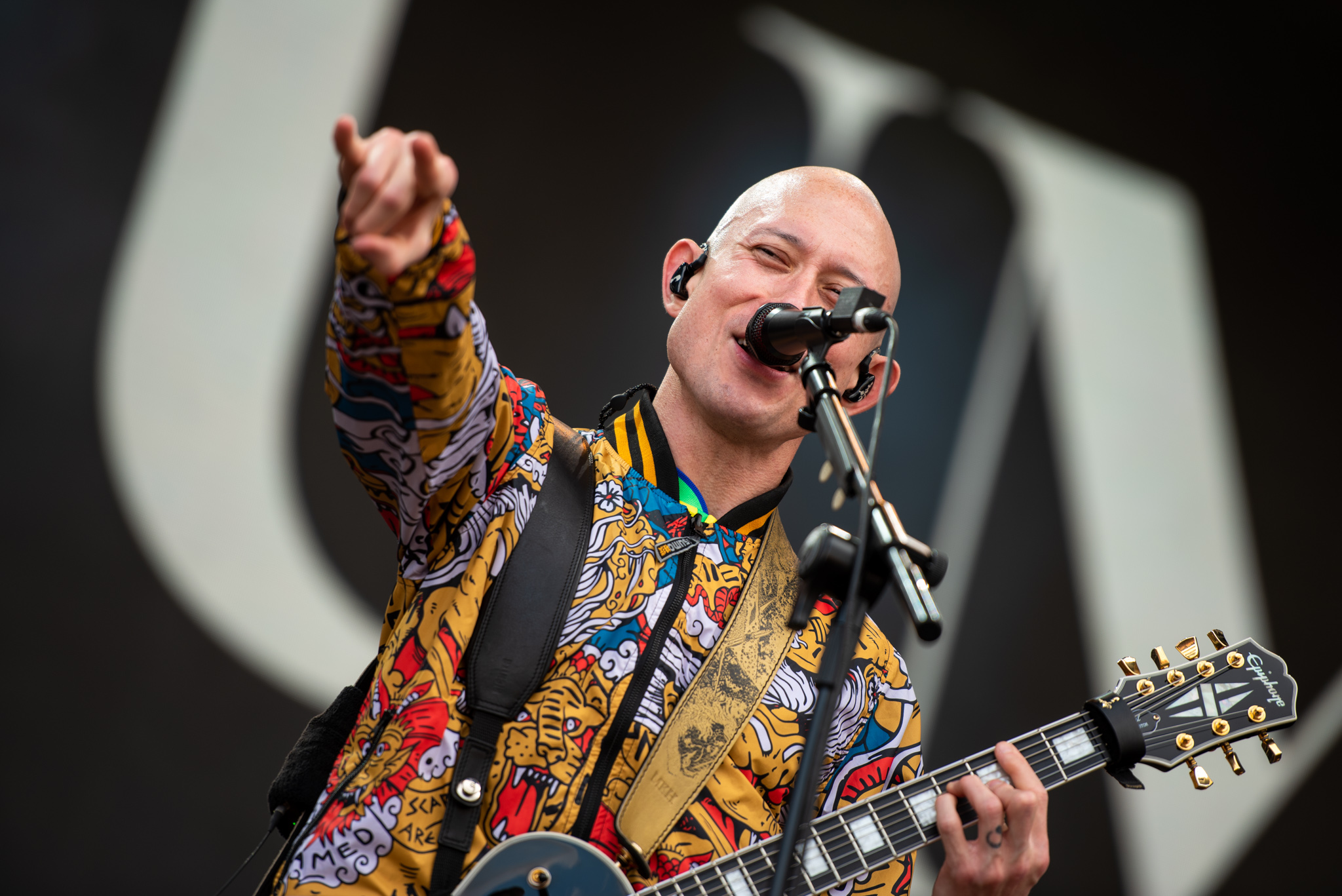 Trivium no Knotfest Brasil. Créditos: Leca Suzuki