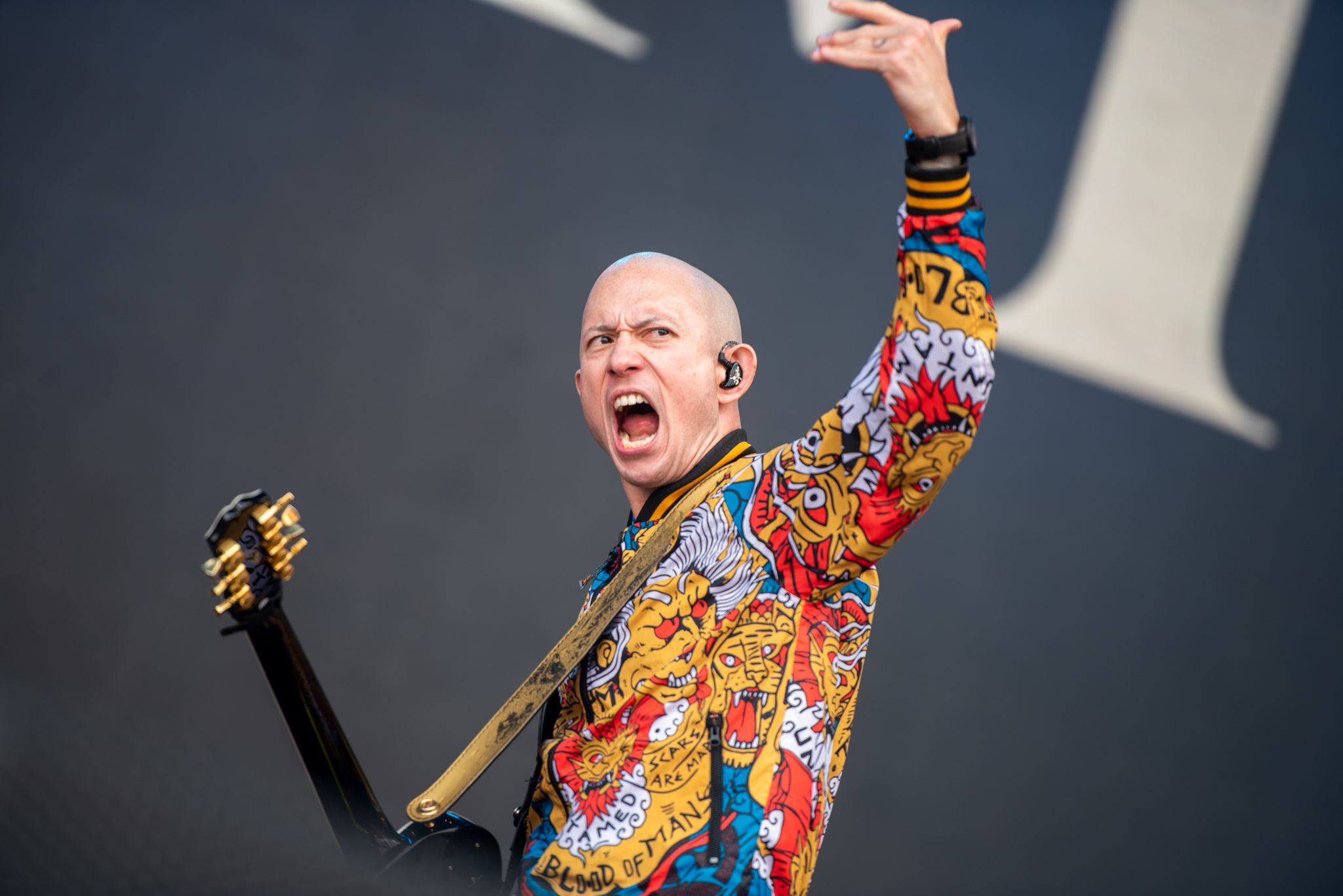 Trivium no Knotfest Brasil. Créditos: Leca Suzuki