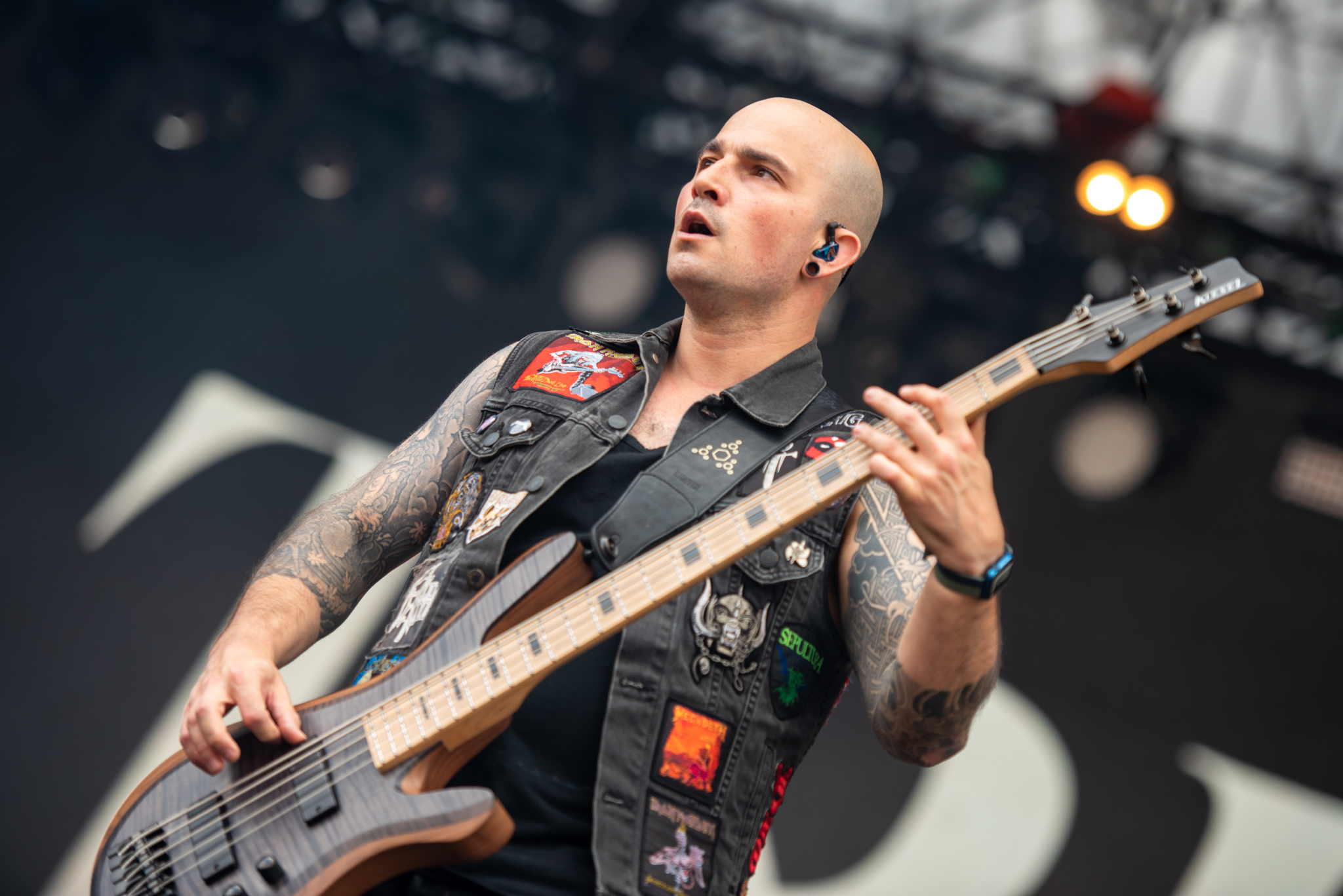 Trivium no Knotfest Brasil. Créditos: Leca Suzuki