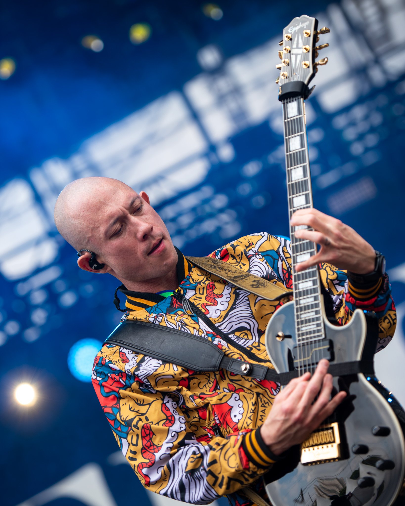 Trivium no Knotfest Brasil. Créditos: Leca Suzuki