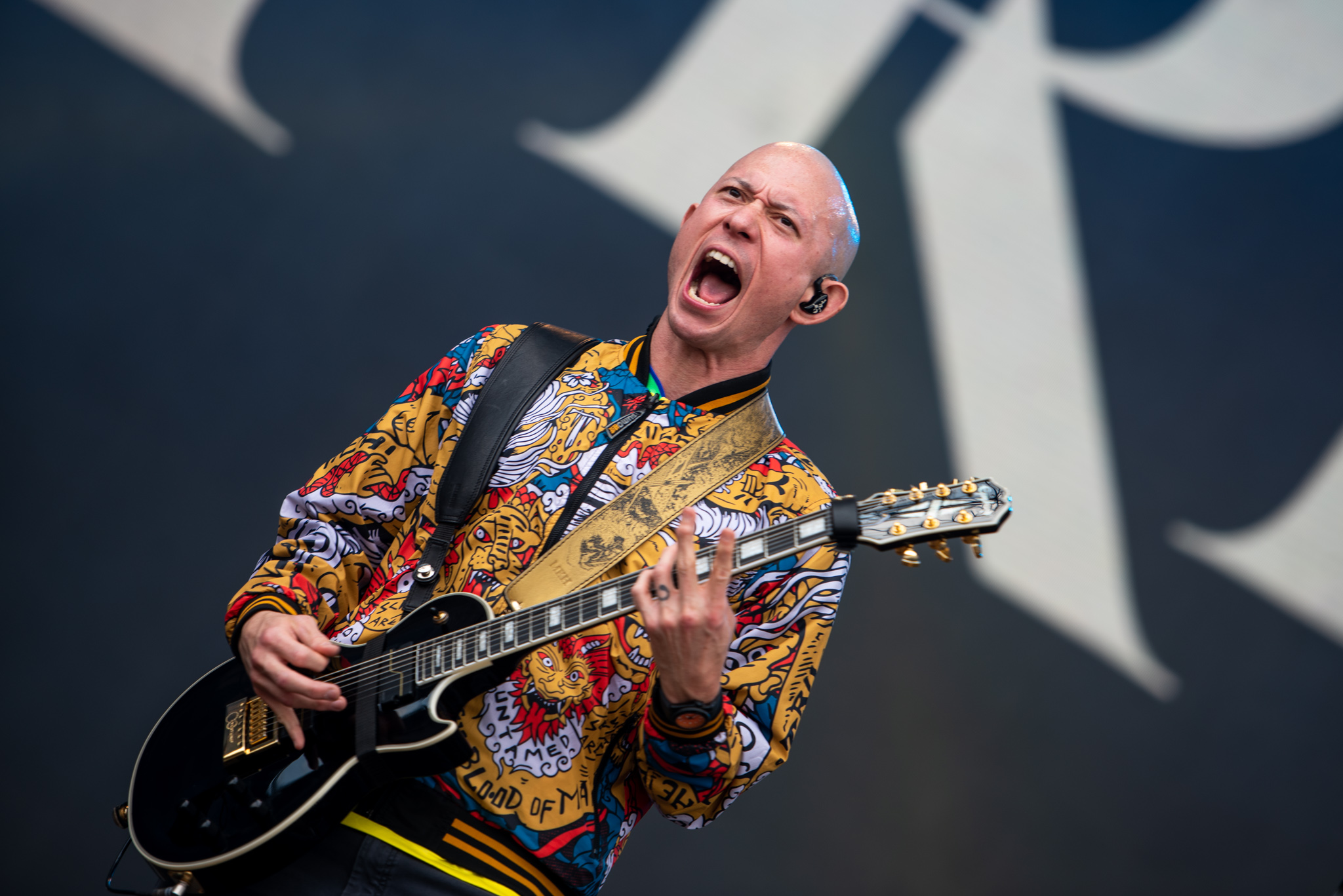 Trivium no Knotfest Brasil. Créditos: Leca Suzuki