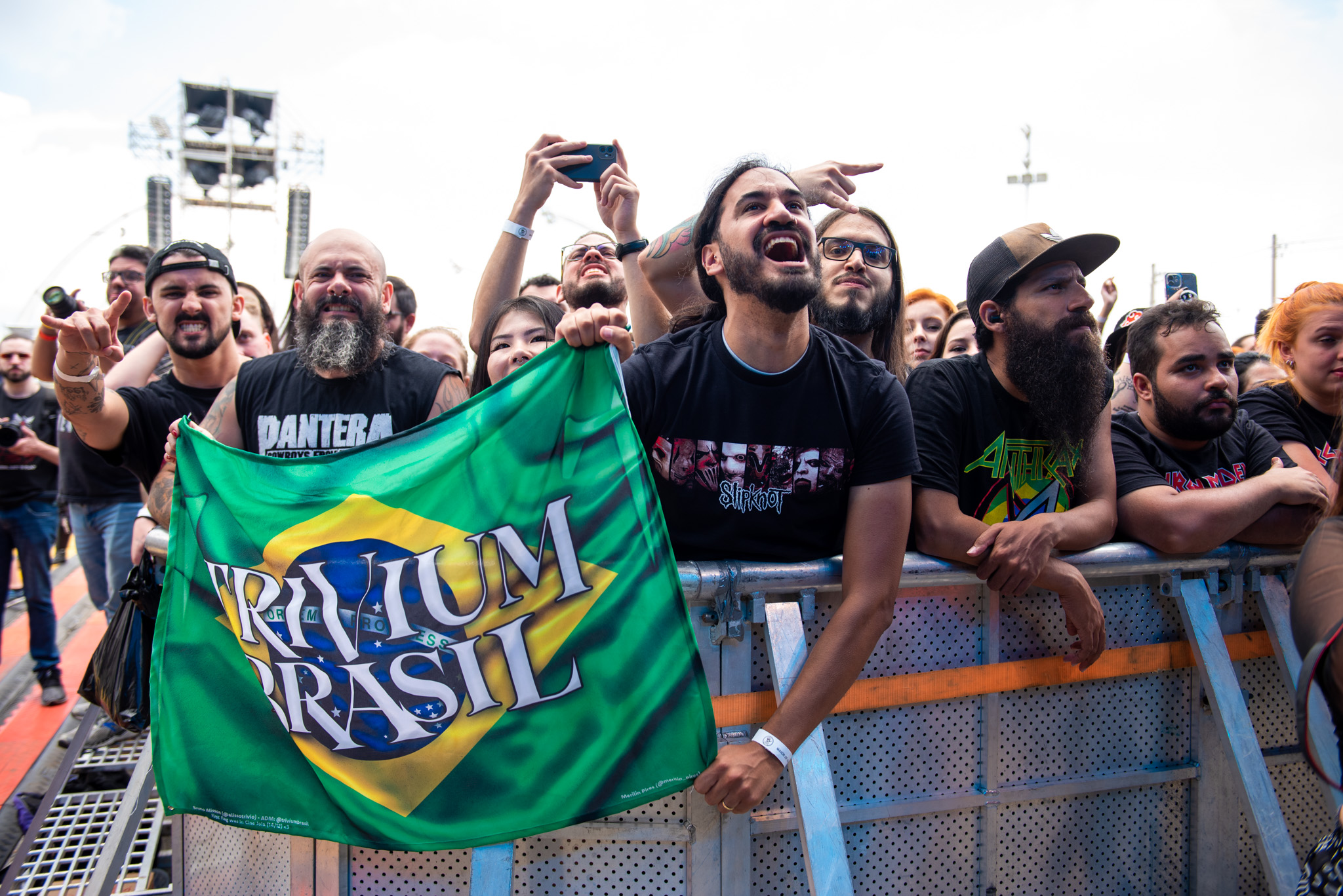 Trivium no Knotfest Brasil. Créditos: Leca Suzuki