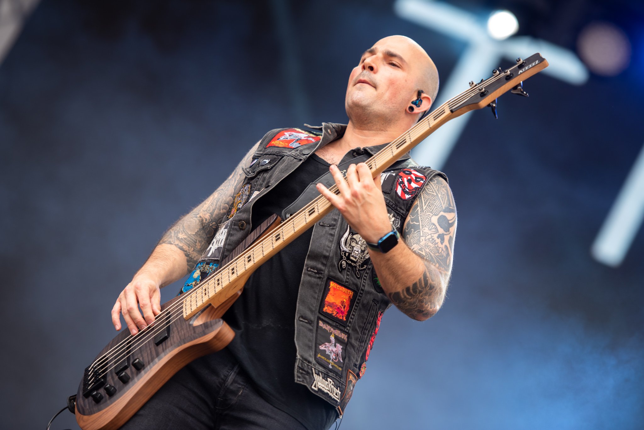 Trivium no Knotfest Brasil. Créditos: Leca Suzuki