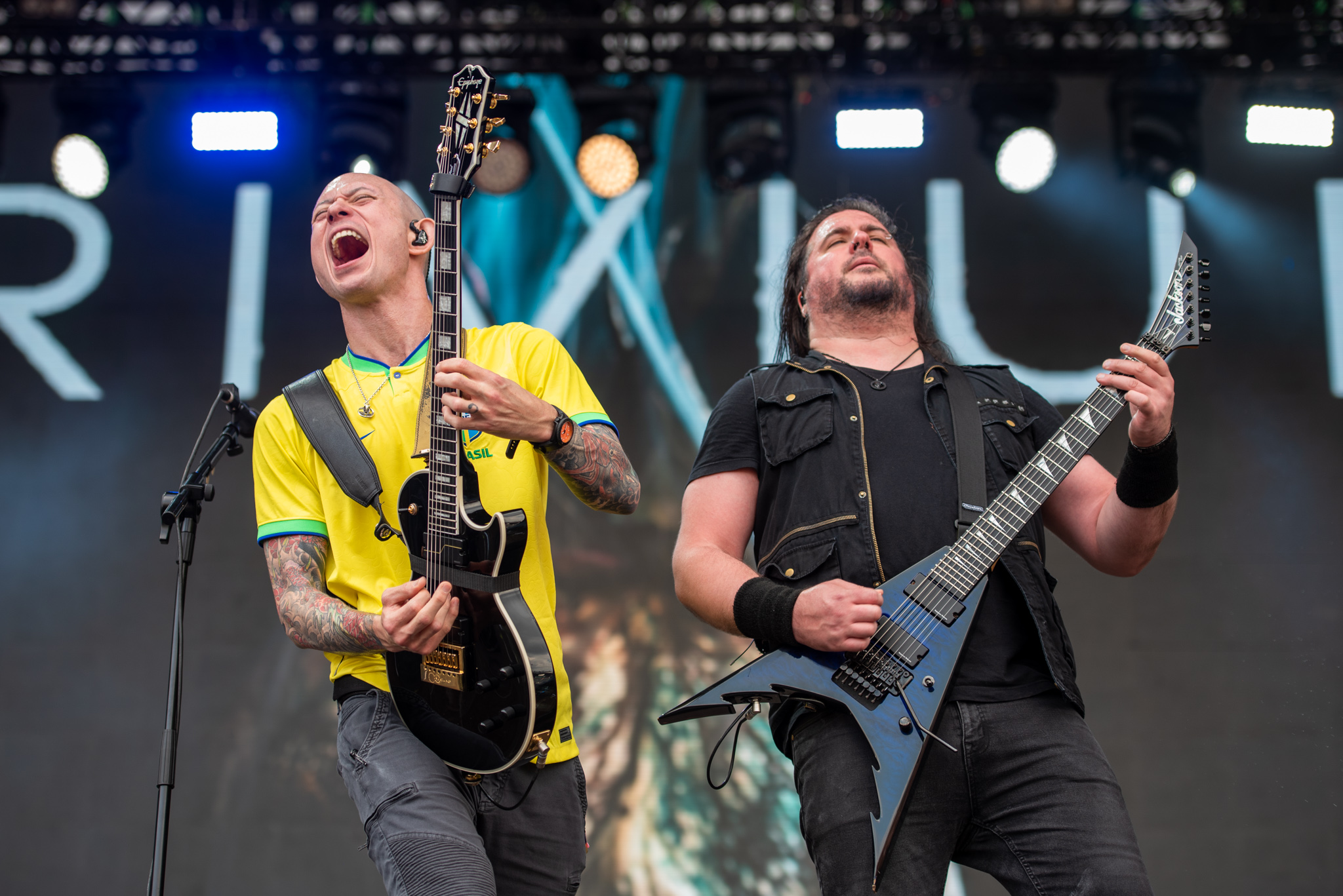 Trivium no Knotfest Brasil. Créditos: Leca Suzuki