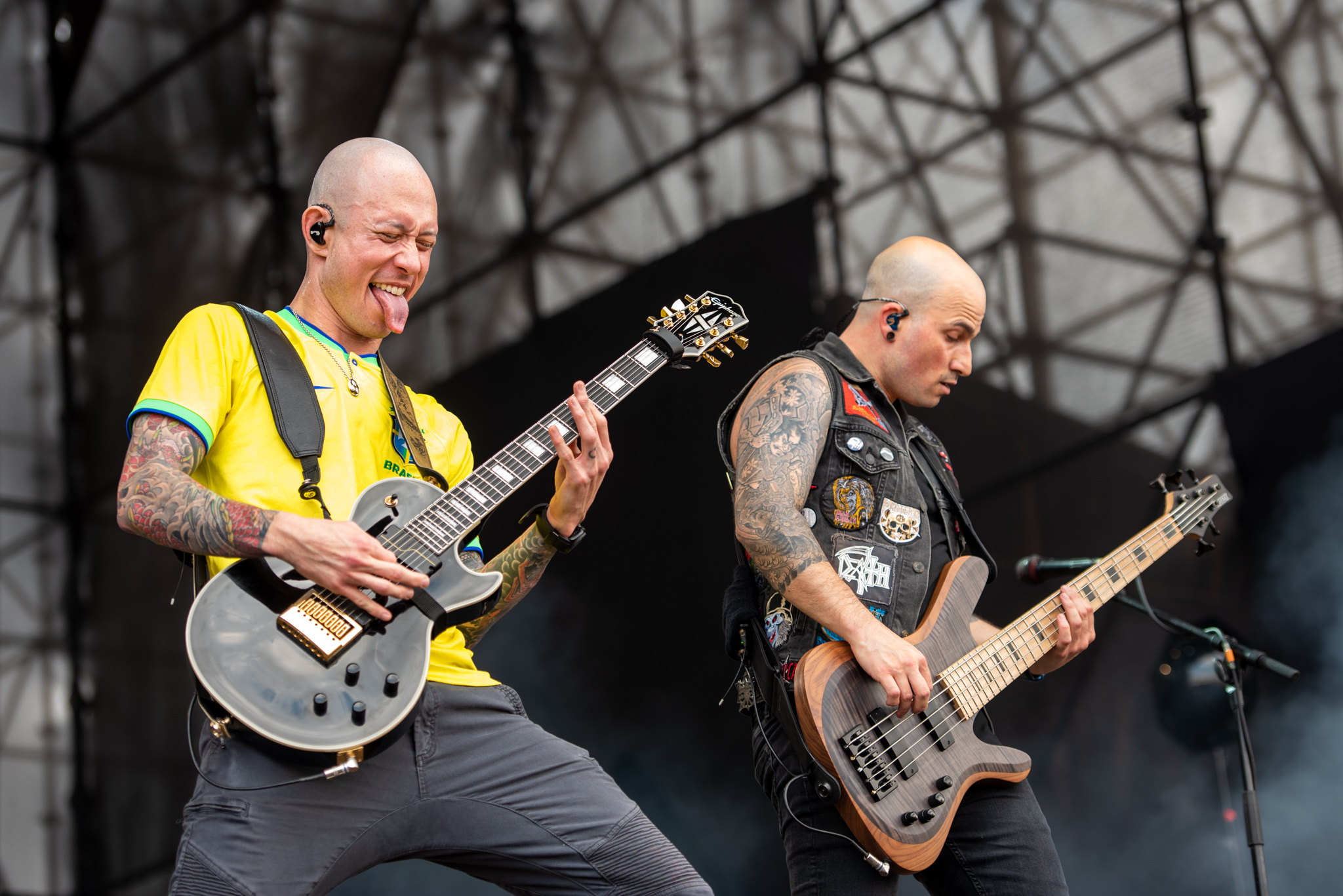 Trivium no Knotfest Brasil. Créditos: Leca Suzuki