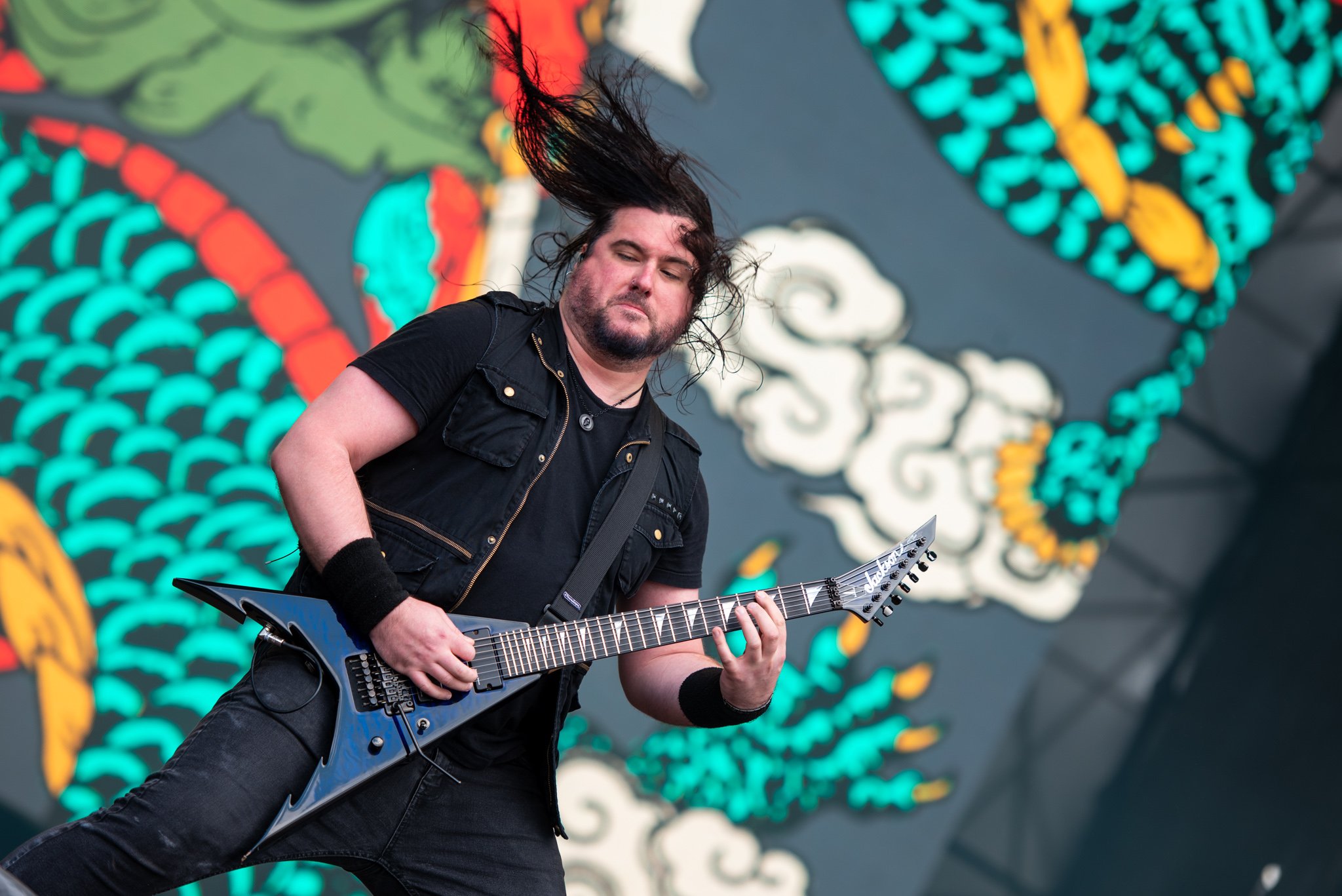 Trivium no Knotfest Brasil. Créditos: Leca Suzuki
