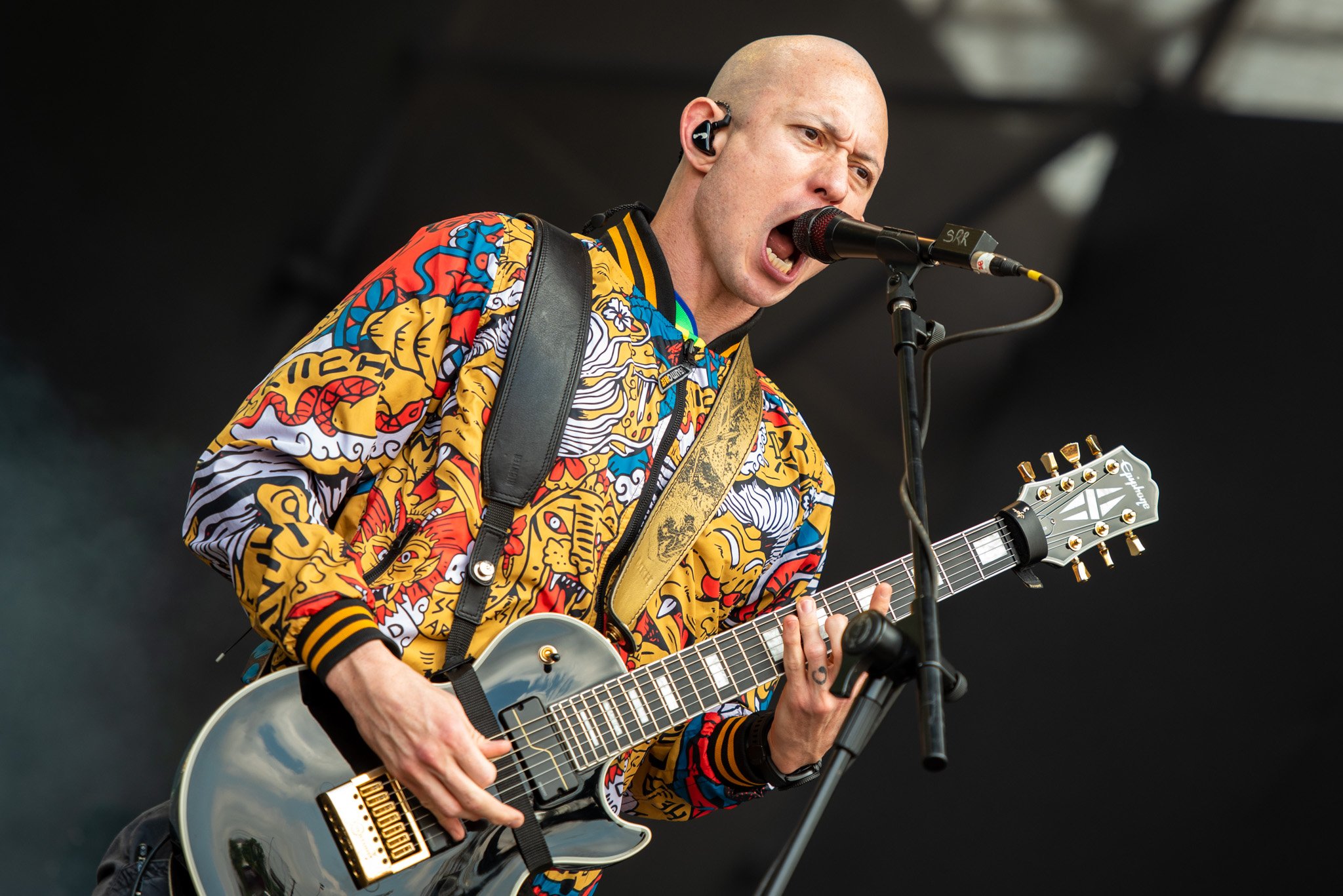 Trivium no Knotfest Brasil. Créditos: Leca Suzuki