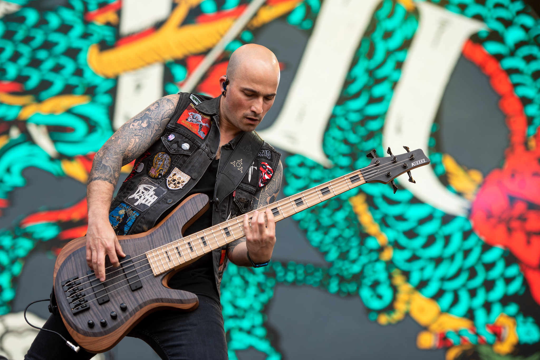 Trivium no Knotfest Brasil. Créditos: Leca Suzuki