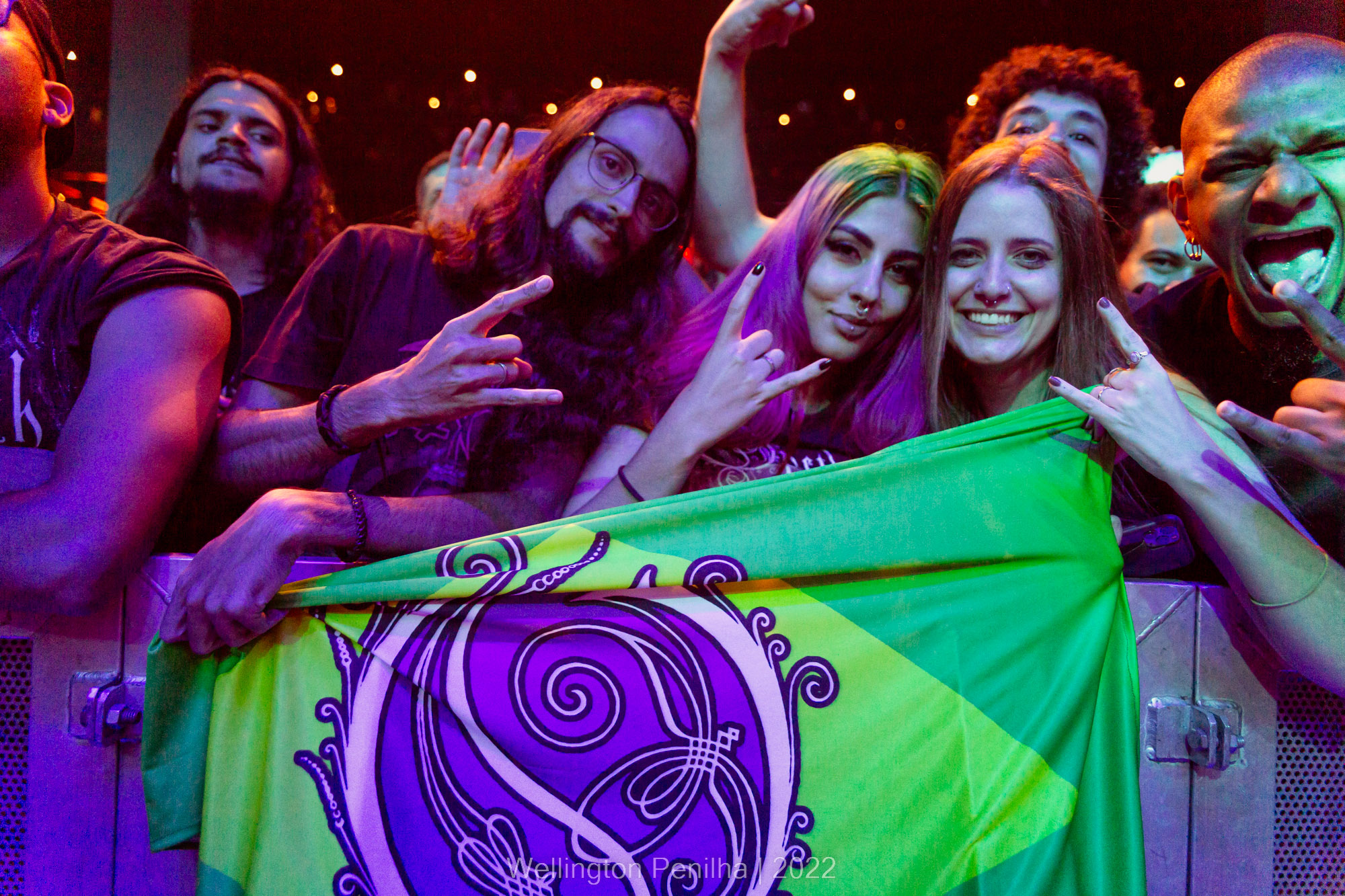 Opeth no Carioca Club em São Paulo. Crédito: Wellington Penilha