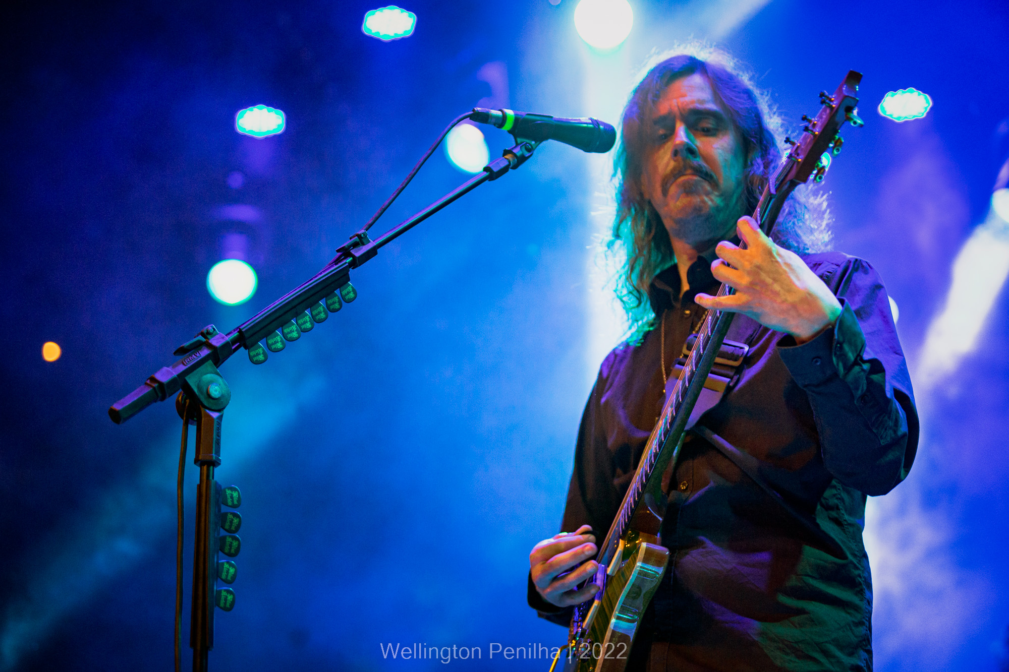 Opeth no Carioca Club em São Paulo. Crédito: Wellington Penilha