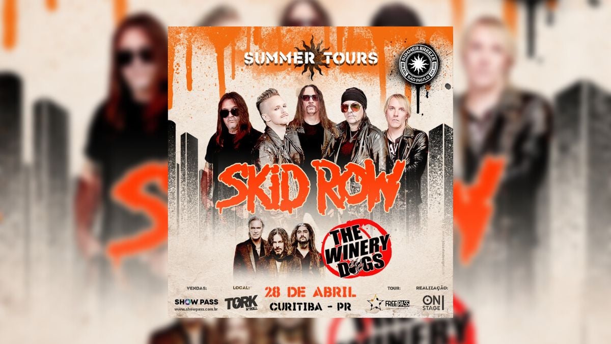 Skid Row e The Winery Dogs tocam em Curitiba na véspera do Summer Breeze