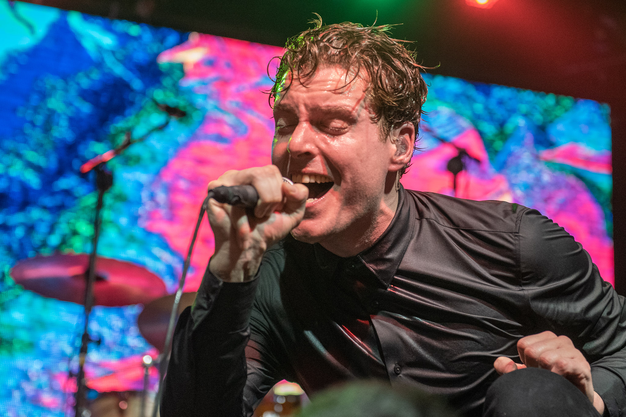 Deafheaven no Fabrique Club. Crédito: Leca Suzuki