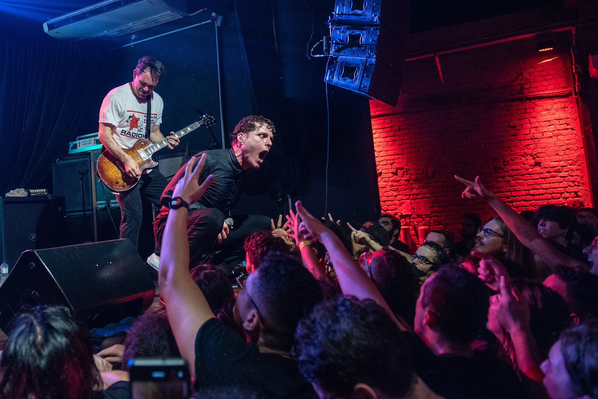 Deafheaven no Fabrique Club. Crédito: Leca Suzuki