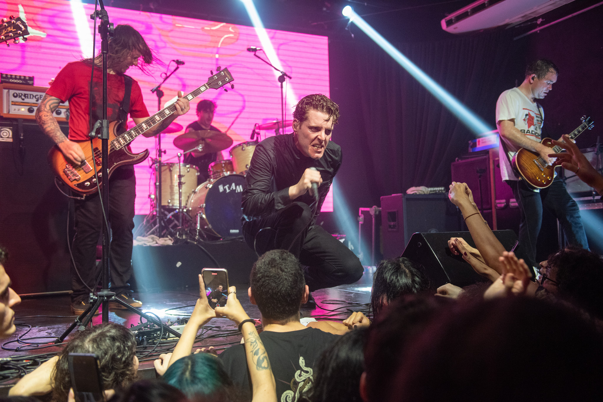 Deafheaven no Fabrique Club. Crédito: Leca Suzuki