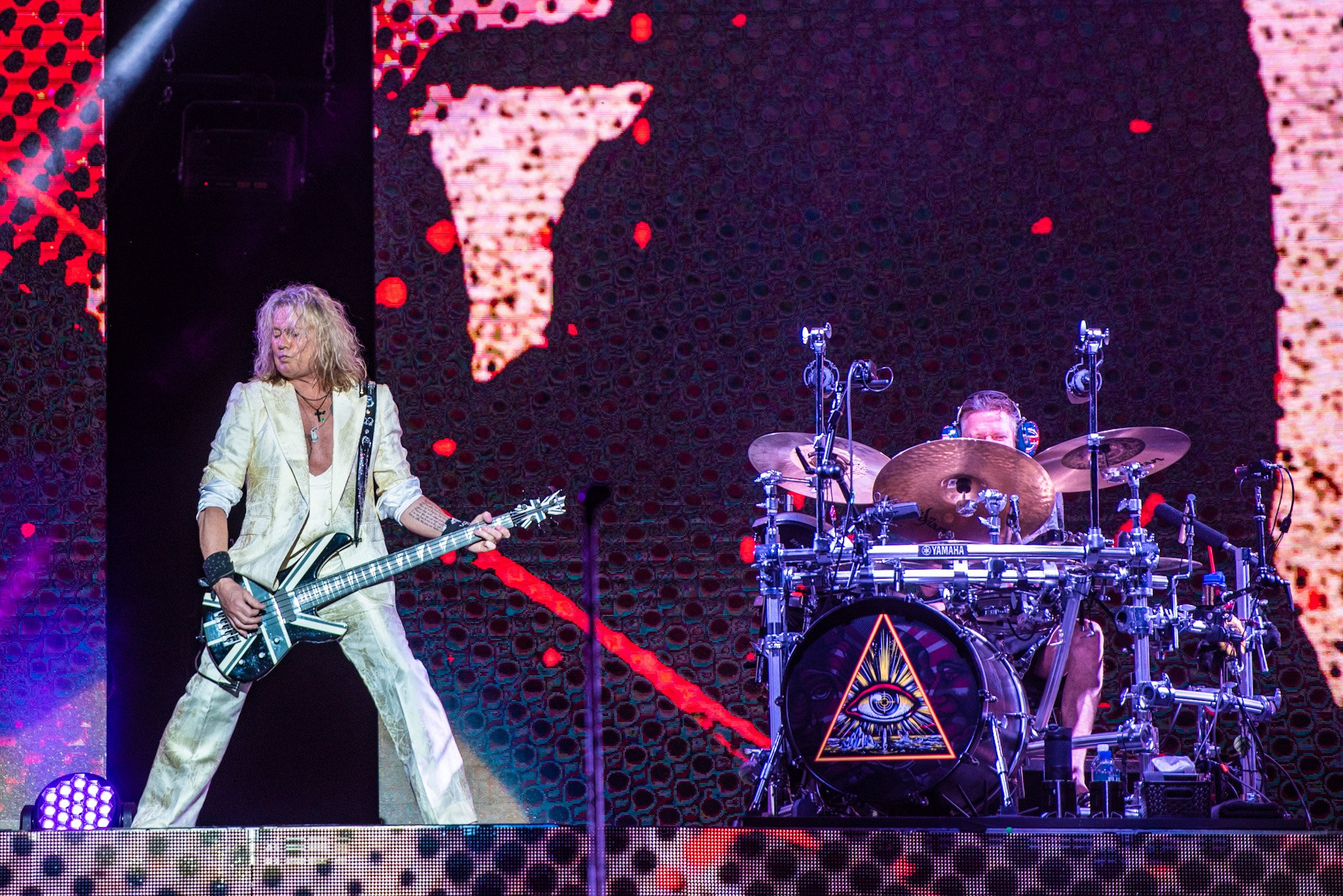 Def Leppard se apresenta com a ‘The World Tour’ em São Paulo. Crédito: Leca Suzuki