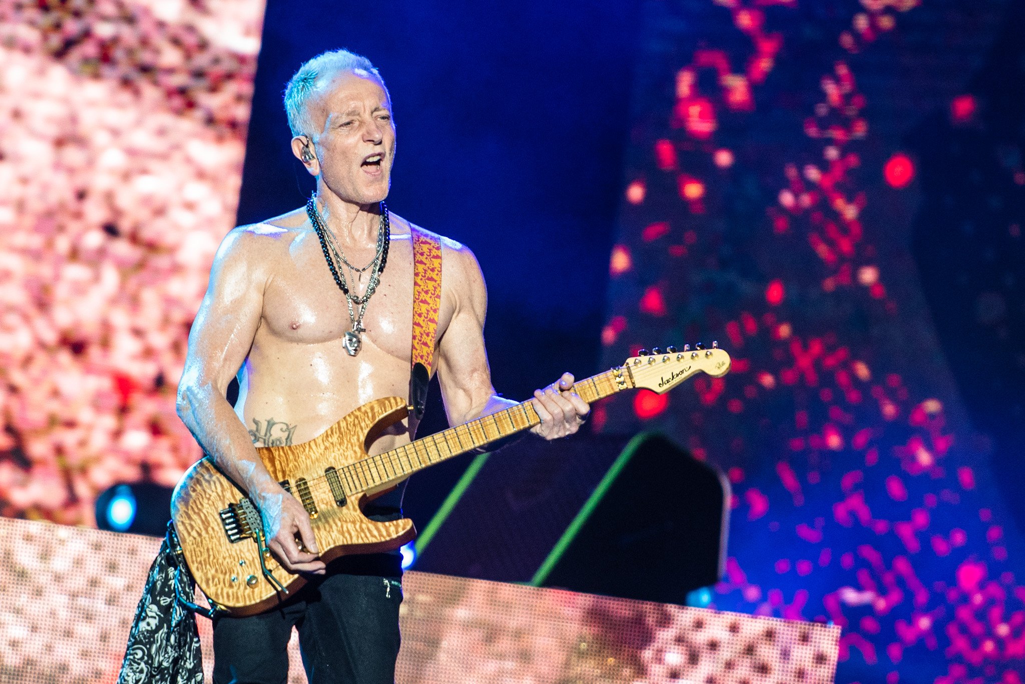 Def Leppard se apresenta com a ‘The World Tour’ em São Paulo. Crédito: Leca Suzuki