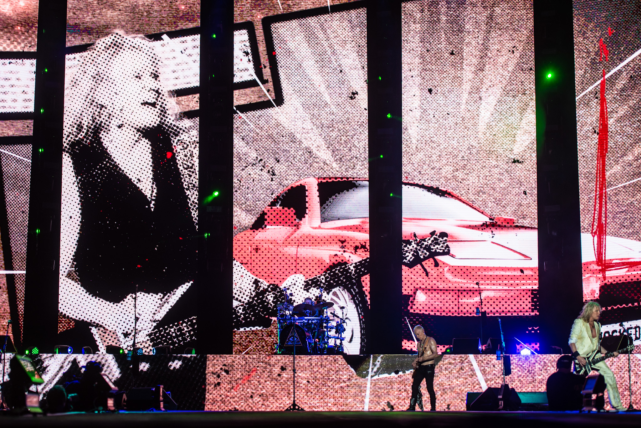 Def Leppard se apresenta com a ‘The World Tour’ em São Paulo. Crédito: Leca Suzuki