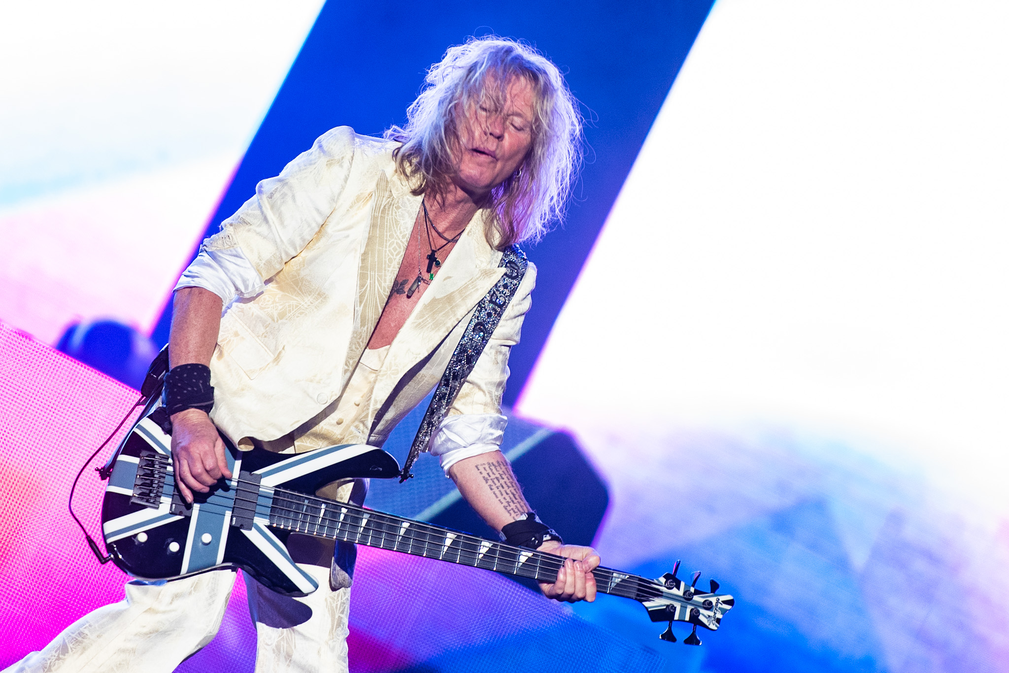 Def Leppard se apresenta com a ‘The World Tour’ em São Paulo. Crédito: Leca Suzuki