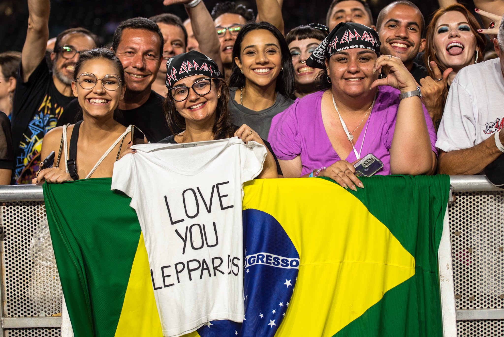 Def Leppard se apresenta com a ‘The World Tour’ em São Paulo. Crédito: Leca Suzuki