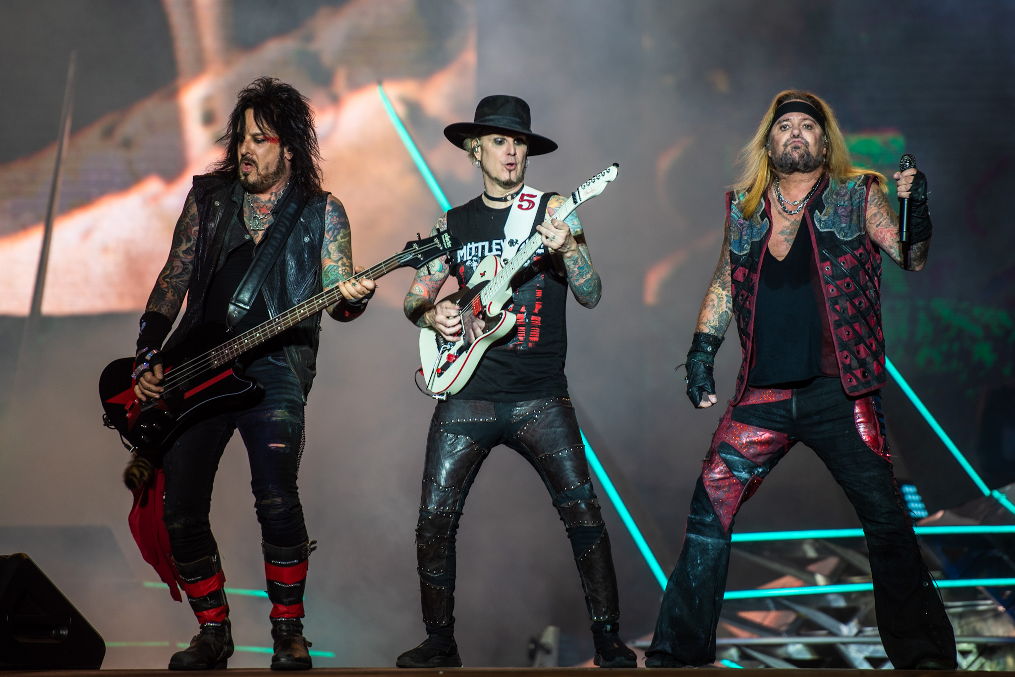 Mötley Crüe se apresenta com a ‘The World Tour’ em São Paulo. Crédito: Leca Suzuki