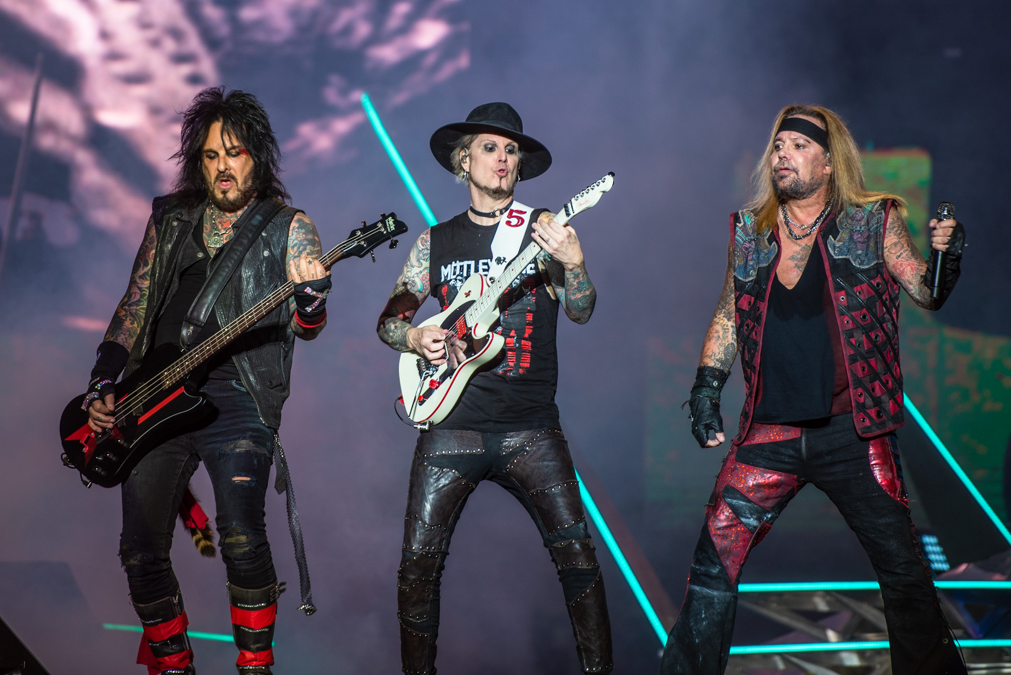 Mötley Crüe se apresenta com a ‘The World Tour’ em São Paulo. Crédito: Leca Suzuki