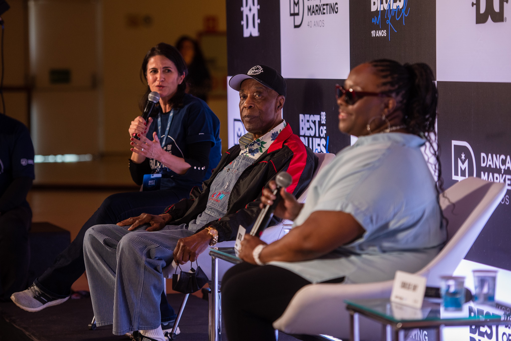 Buddy Guy na coletiva do Best of Blues and Rock 2023. Crédito: Leca Suzuki