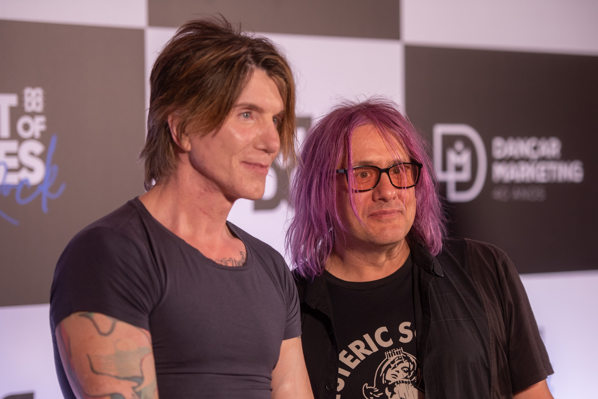 The Goo Goo Dolls na coletiva do Best of Blues and Rock 2023. Crédito: Leca Suzuki