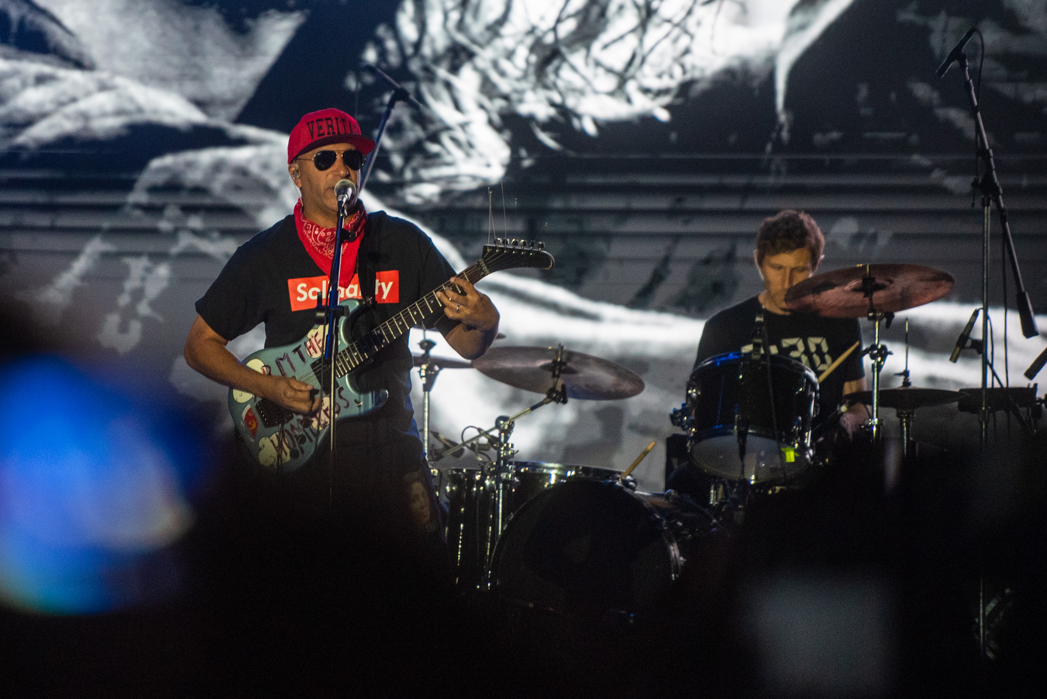 Tom Morello no Best of Blues em São Paulo. Crédito: Leca Suzuki