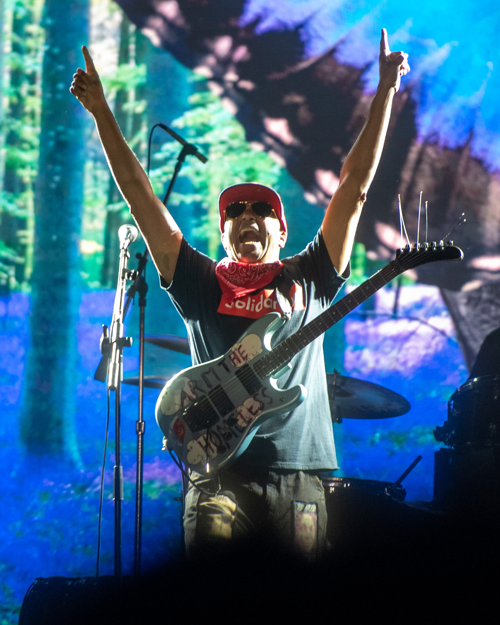 Tom Morello no Best of Blues em São Paulo. Crédito: Leca Suzuki