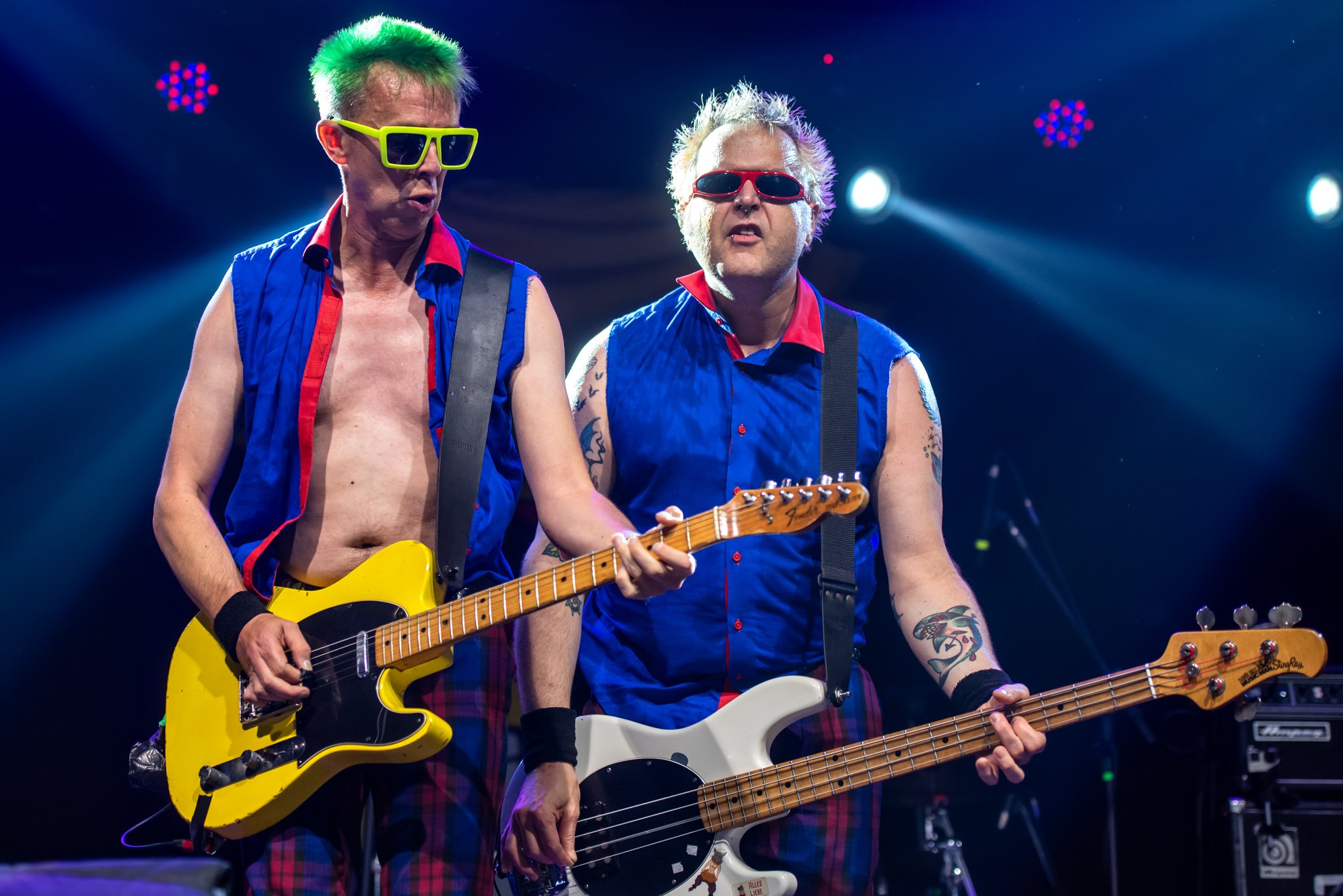 Toy Dolls no Carioca Club em São Paulo. Crédito: Leca Suzuki