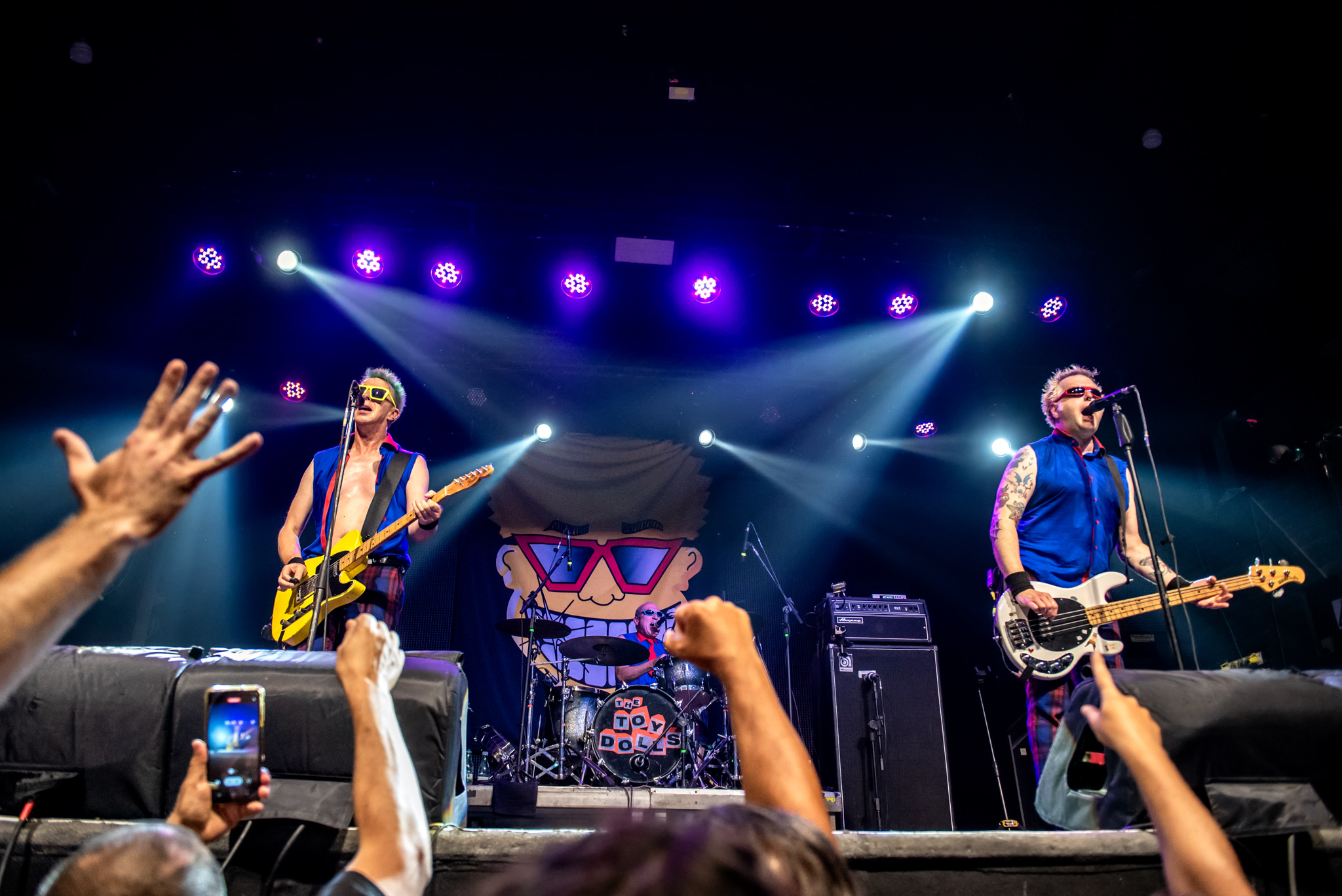 Toy Dolls no Carioca Club em São Paulo. Crédito: Leca Suzuki