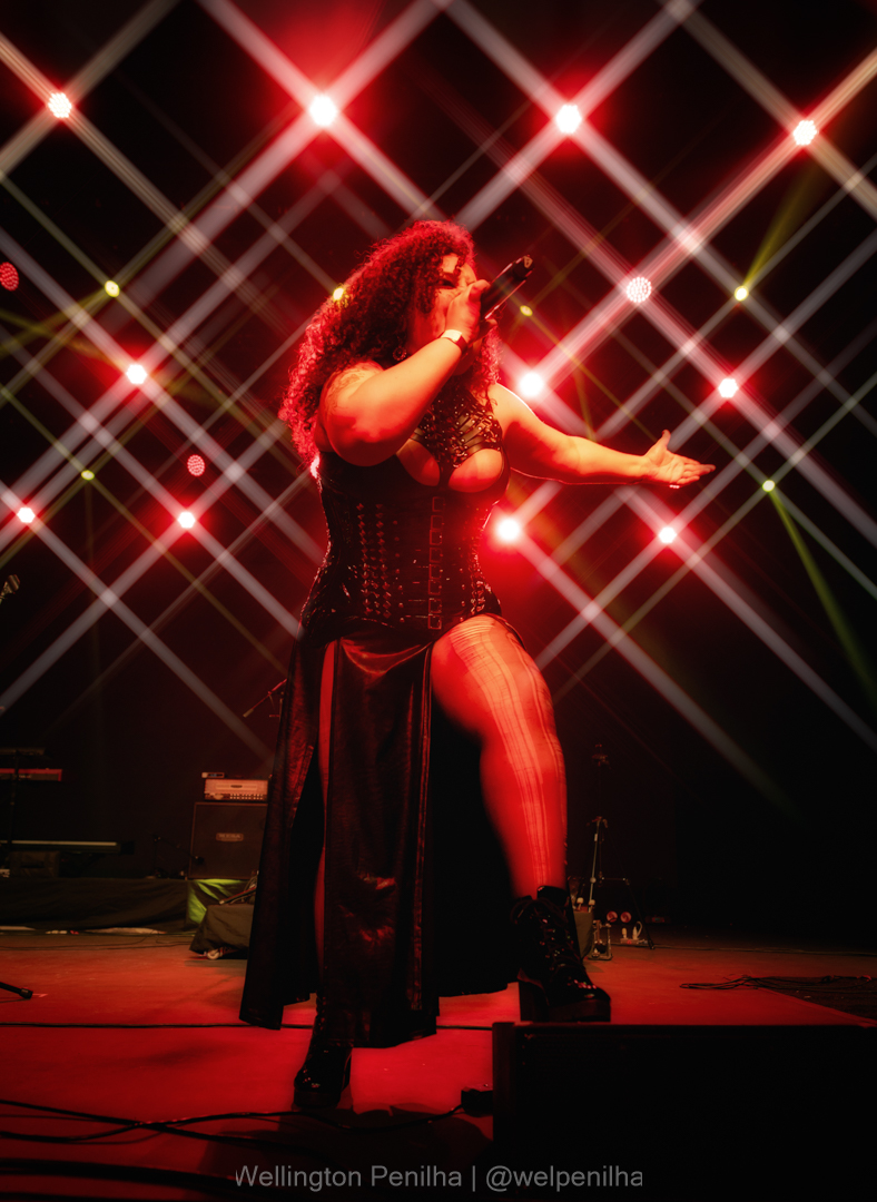 Lumnia abrindo para o show da Tarja em São Paulo. Crédito: Wellington Penilha