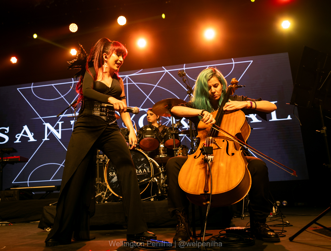 Santo Graal abrindo para o show da Tarja em São Paulo. Crédito: Wellington Penilha
