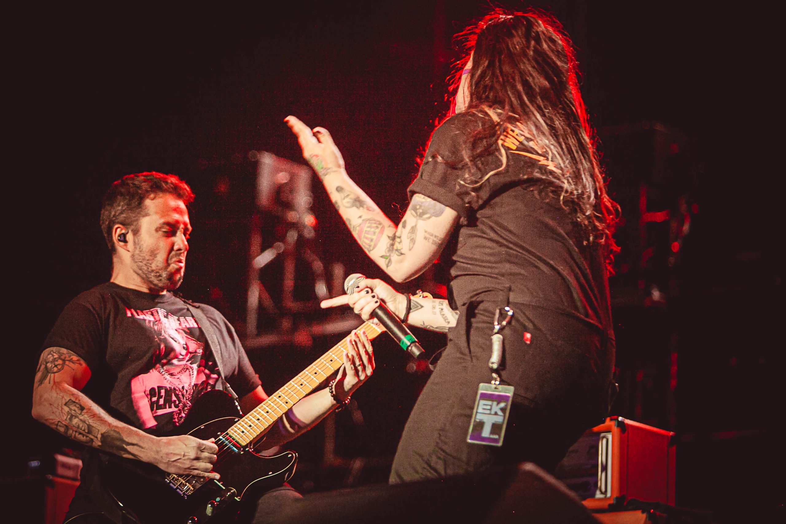 Ego Kill Talent abrindo para o Evanescence em São Paulo. Crédito: Jéssica Marinho