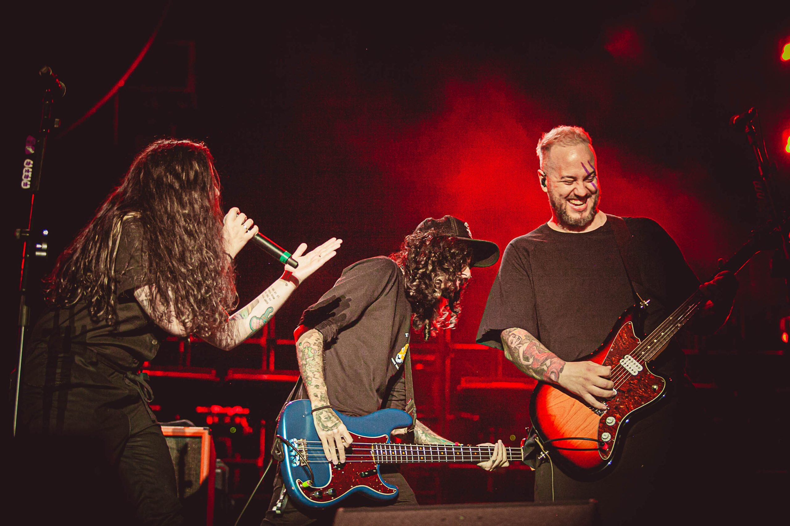 Ego Kill Talent abrindo para o Evanescence em São Paulo. Crédito: Jéssica Marinho