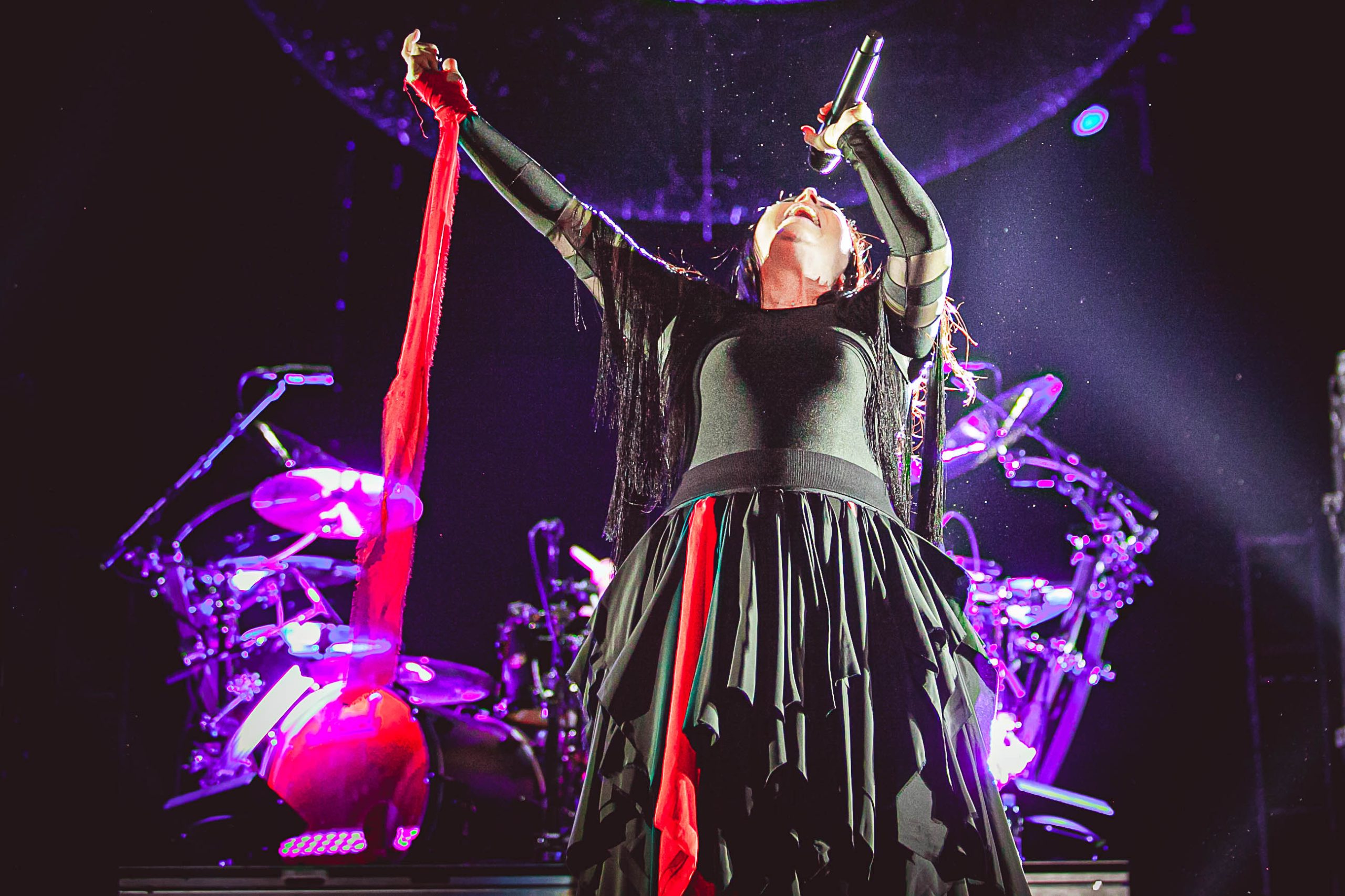 Evanescence em São Paulo. Crédito: Jéssica Marinho