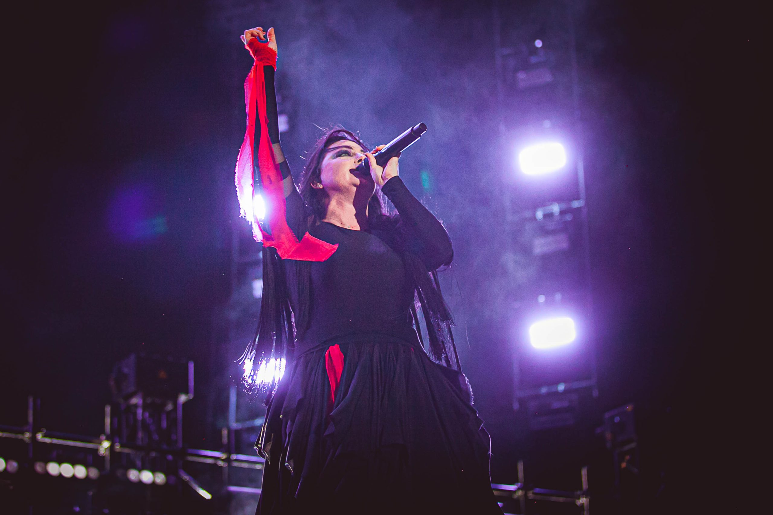 Evanescence em São Paulo. Crédito: Jéssica Marinho