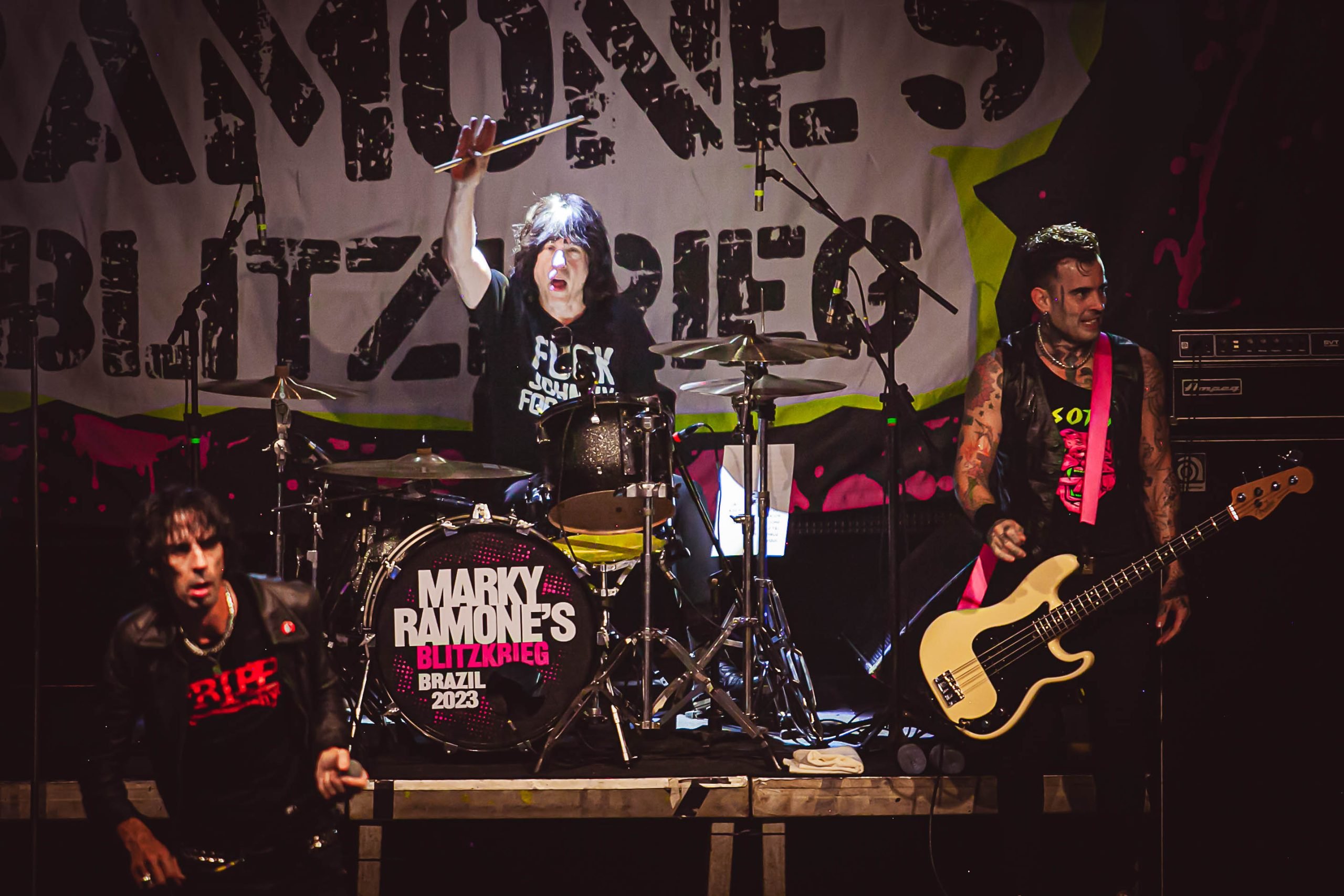 Marky Ramones Blitzkrieg, no Carioca Club. Foto: Jéssica Marinho