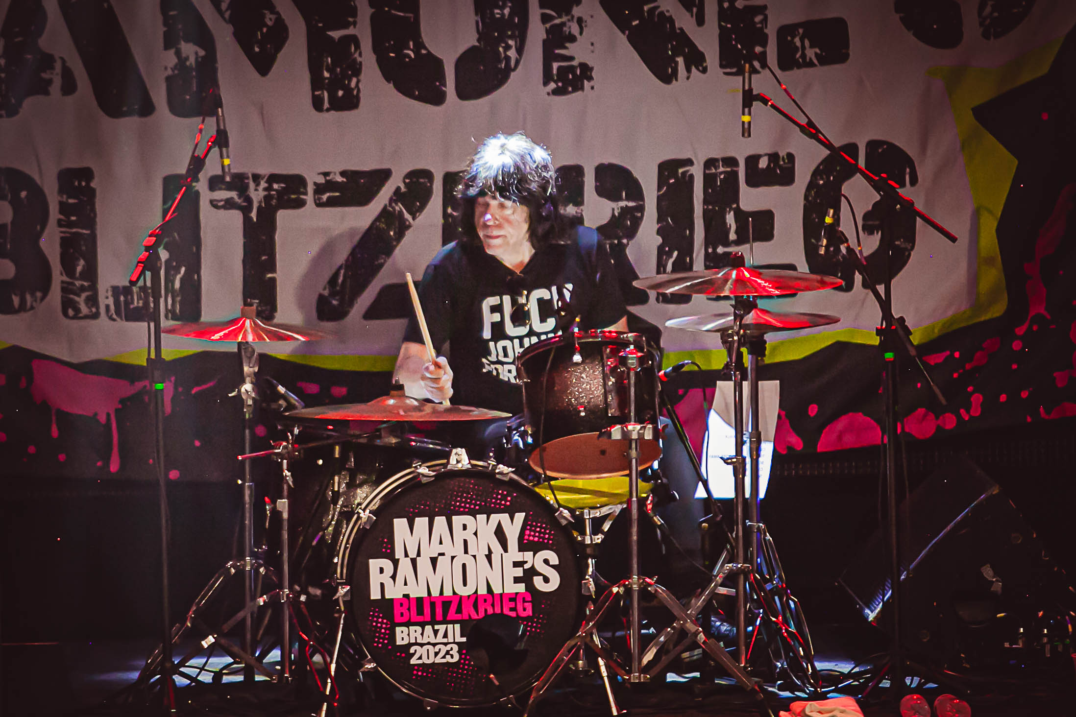 Marky Ramones Blitzkrieg, no Carioca Club. Foto: Jéssica Marinho