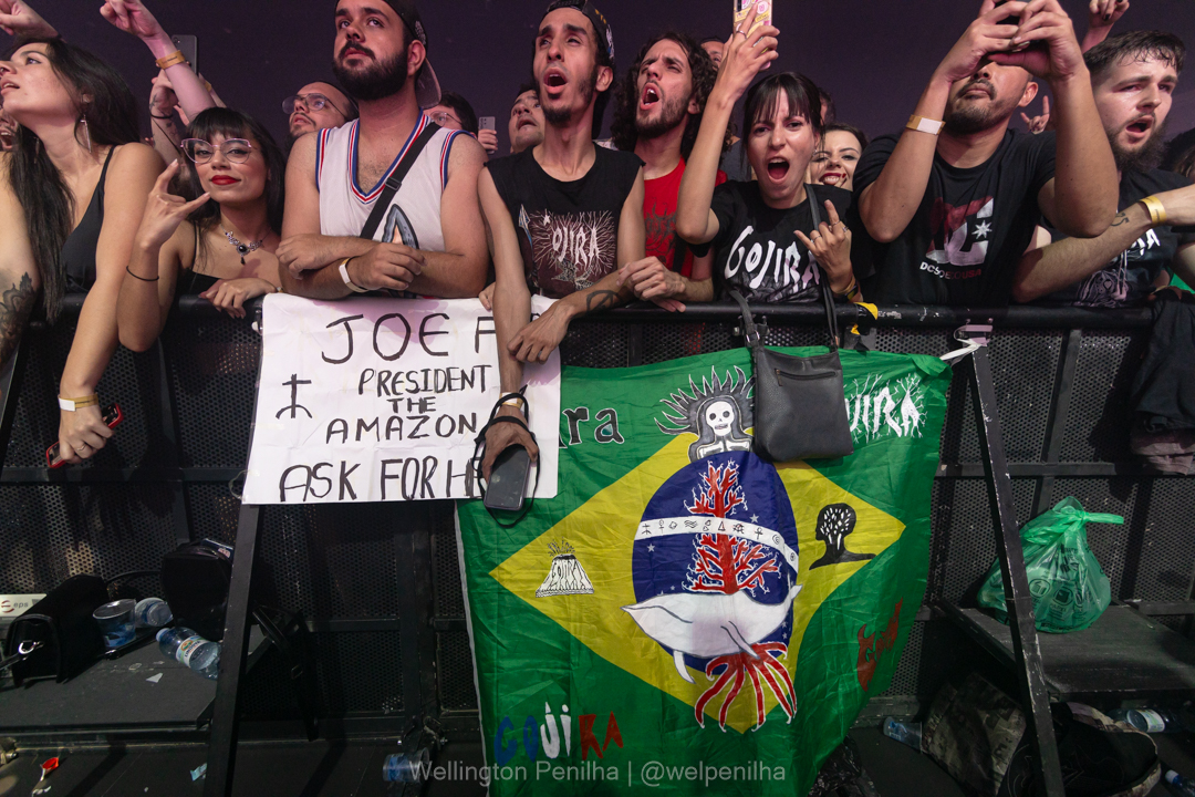 Gojira em São Paulo. Crédito: Wellington Penilha